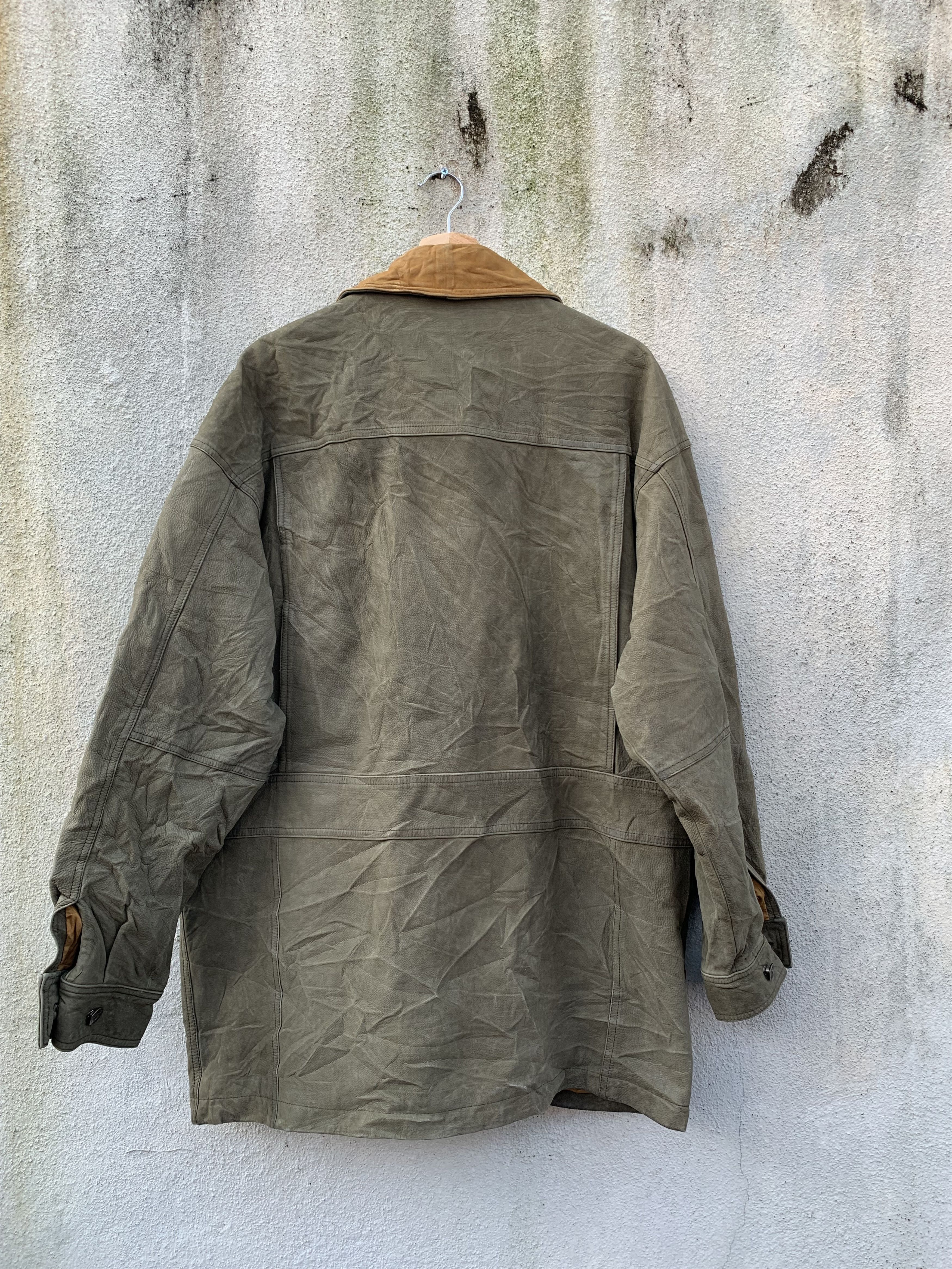 Timberland × Vintage Vintage Timberland Genuine Leather Cow Jacket Size US L / EU 52-54 / 3 - 7 Thumbnail