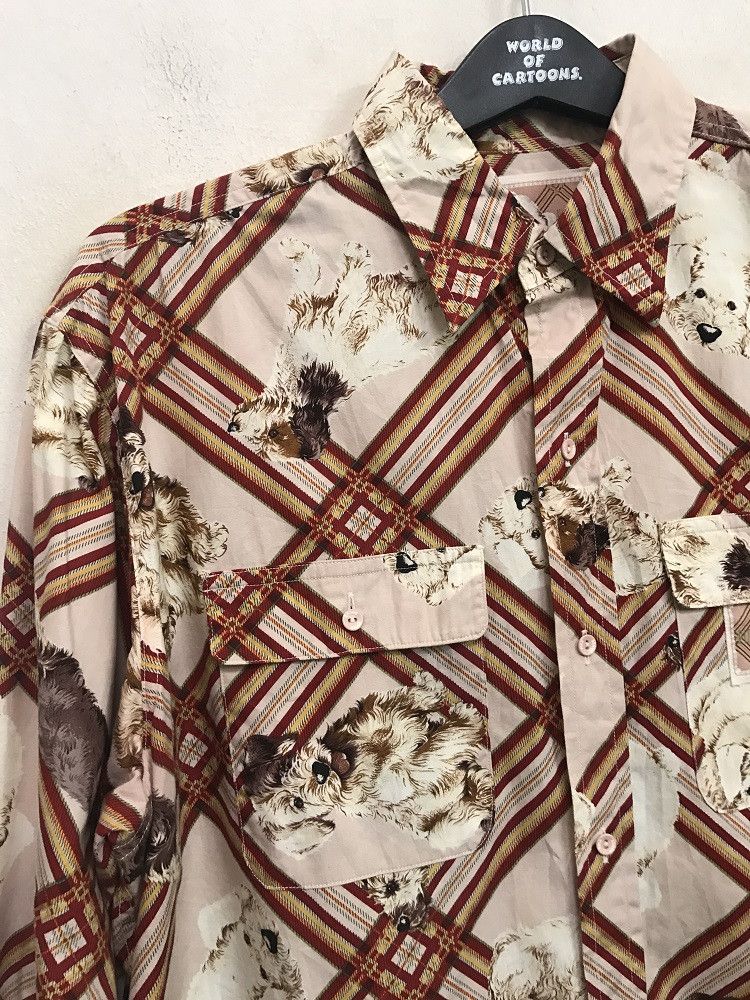 Karl Helmut PINK HOUSE KARL HELMUT Japan All Over Printed Dog Size US M / EU 48-50 / 2 - 2 Thumbnail