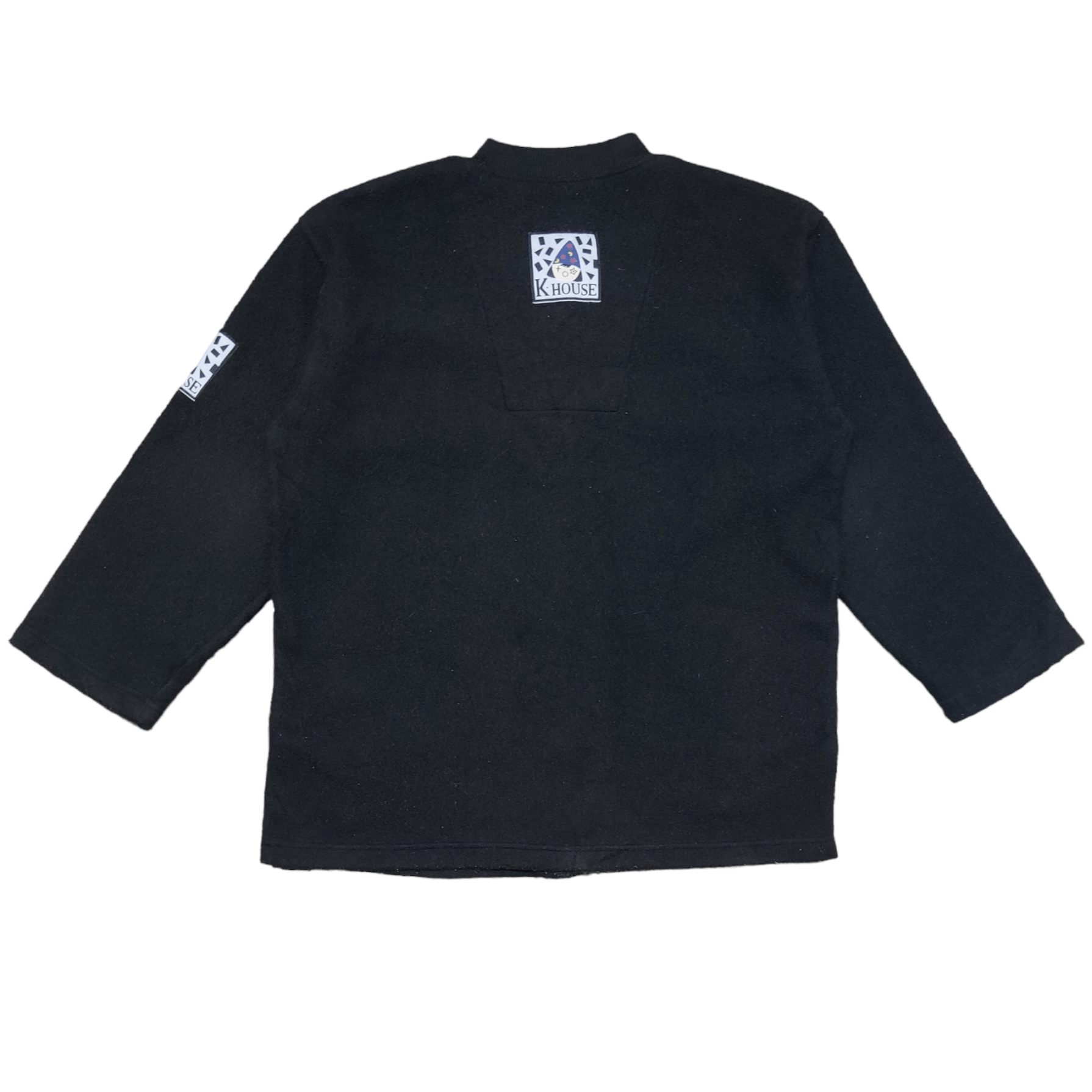 Japanese Brand Vintage Japanese Karen House Patch Work Fleece Jacket Size US L / EU 52-54 / 3 - 10 Thumbnail