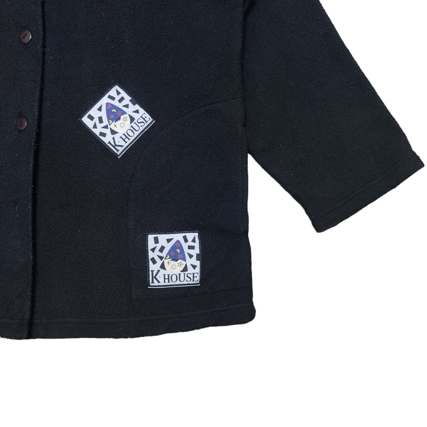 Japanese Brand Vintage Japanese Karen House Patch Work Fleece Jacket Size US L / EU 52-54 / 3 - 4 Thumbnail