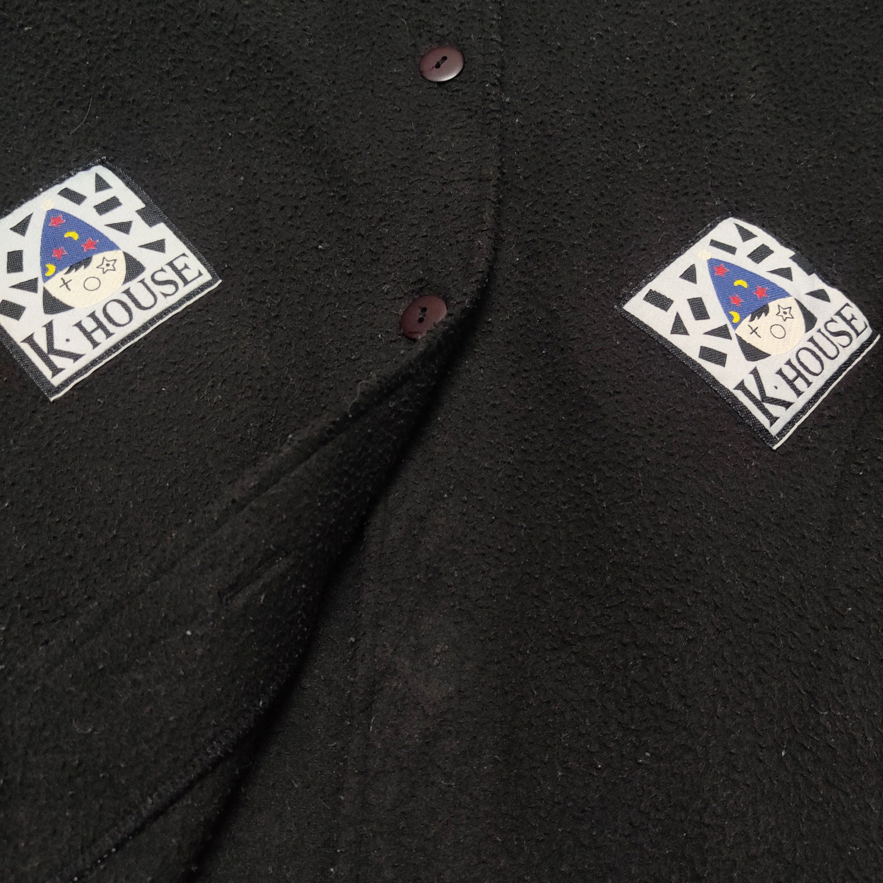 Japanese Brand Vintage Japanese Karen House Patch Work Fleece Jacket Size US L / EU 52-54 / 3 - 5 Thumbnail
