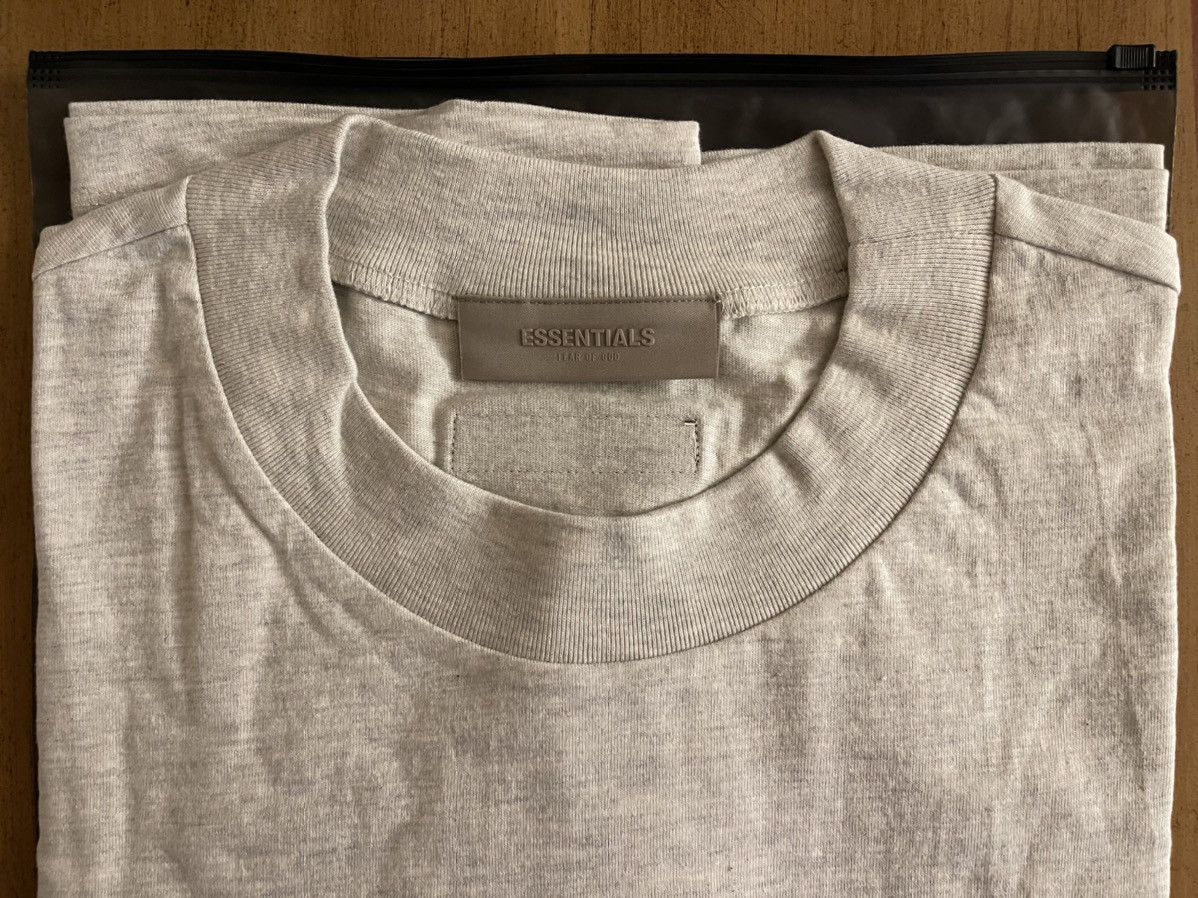 FOG × Fear of God × Pacsun FOG - Essentials Fear Of God Light Oatmeal T-Shirt Sz (XL) Size US XL / EU 56 / 4 - 3 Thumbnail