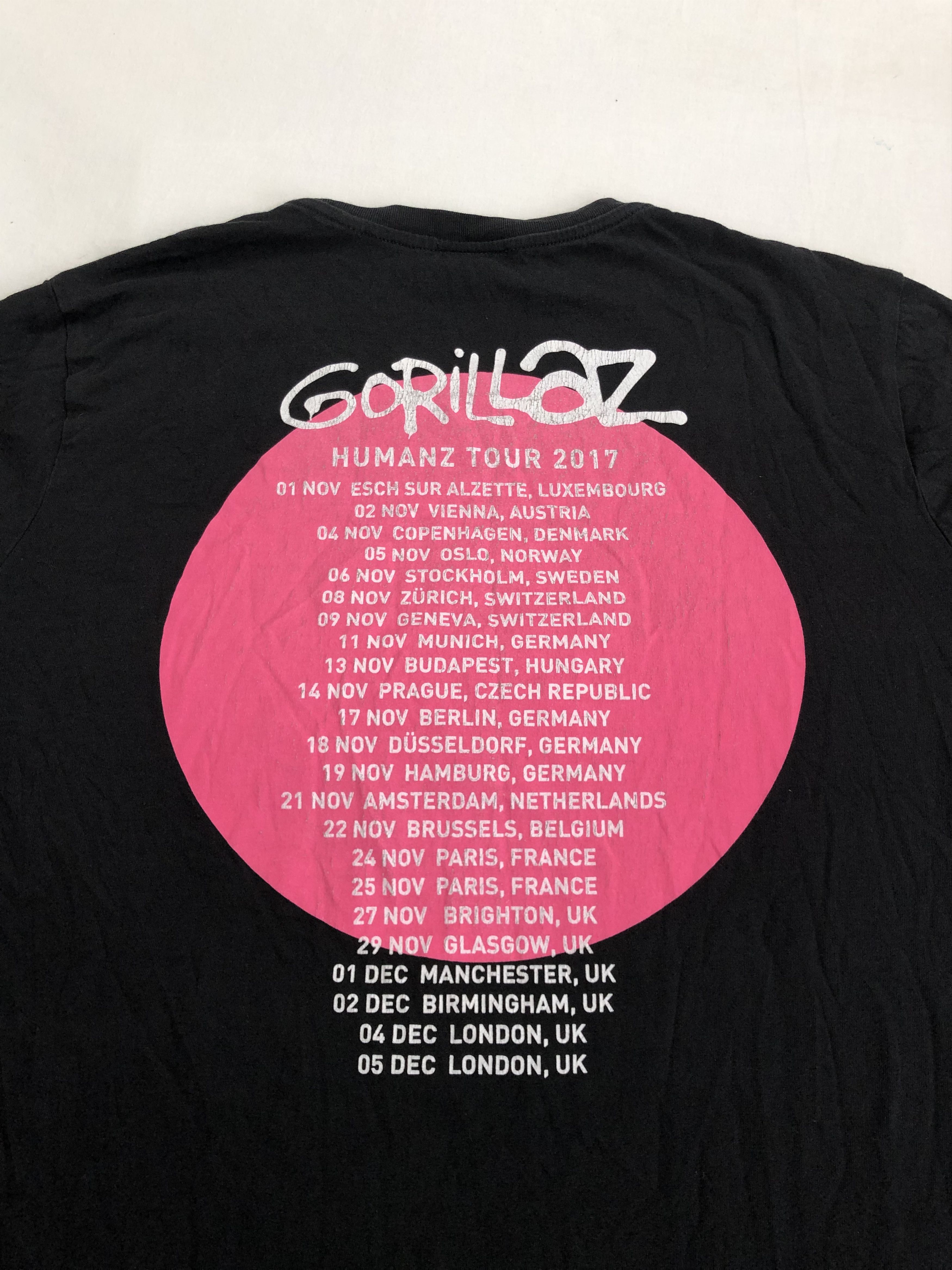 Band Tees Vintage 2017 Gorillaz (Daft Punk Arctic Monkeys De La Soul) Size US M / EU 48-50 / 2 - 6 Thumbnail