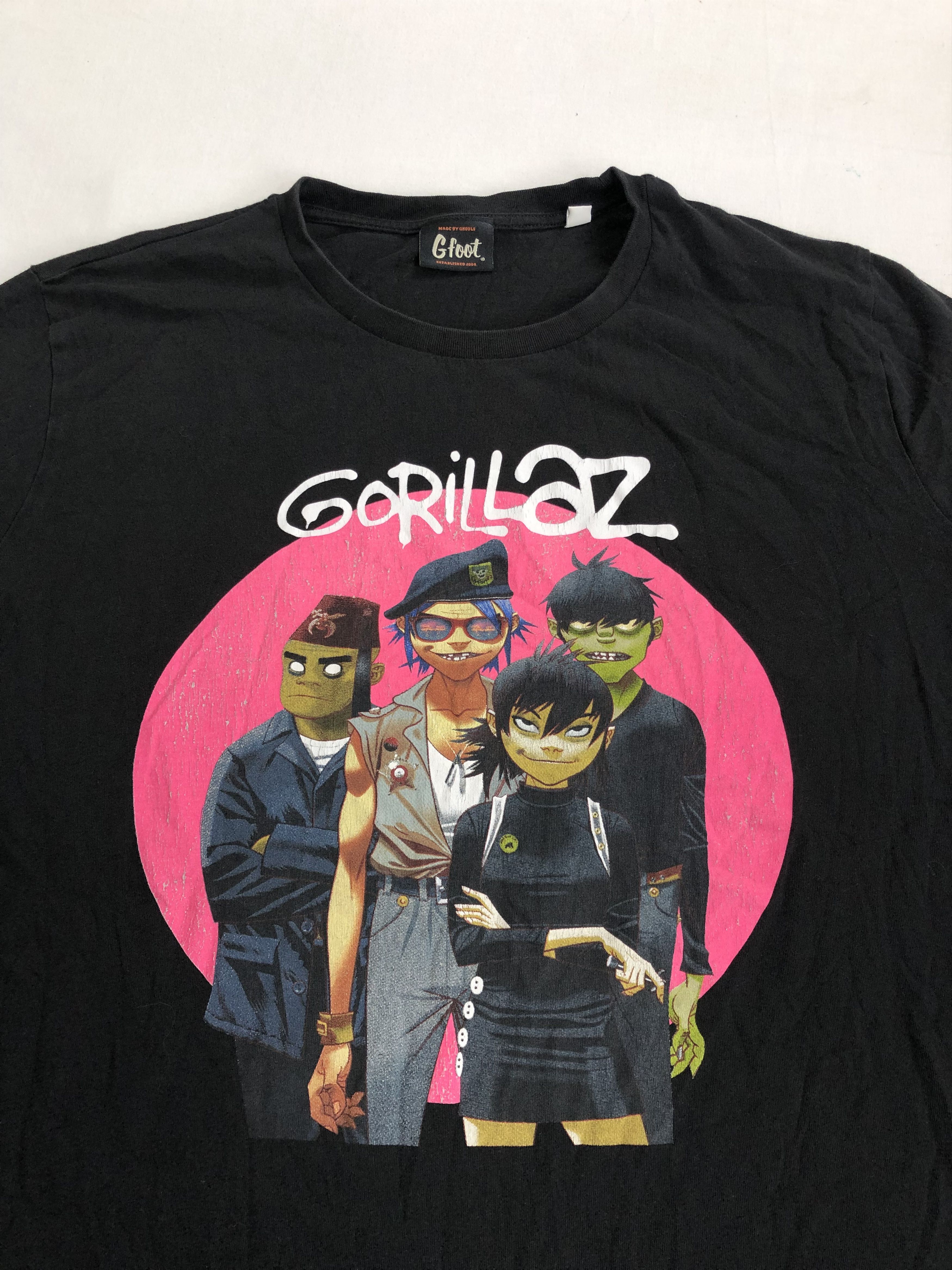 Band Tees Vintage 2017 Gorillaz (Daft Punk Arctic Monkeys De La Soul) Size US M / EU 48-50 / 2 - 3 Thumbnail