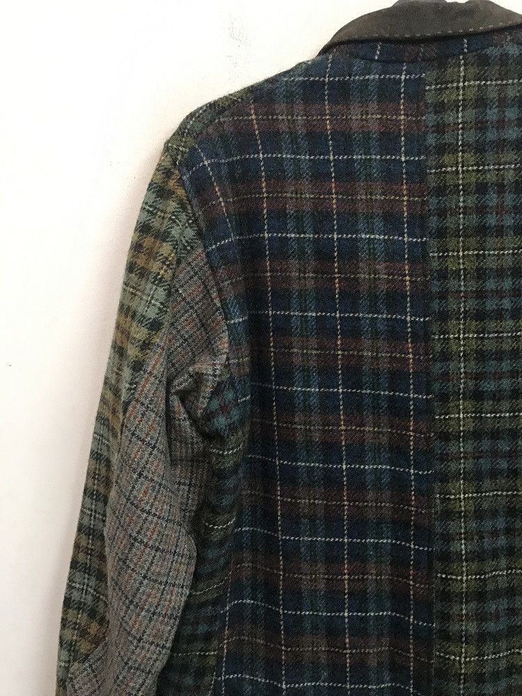Karl Helmut × Pink House KARL HELMUT Japan Patchwork Plaid 100% Wool Jacket Coat Size US L / EU 52-54 / 3 - 15 Thumbnail