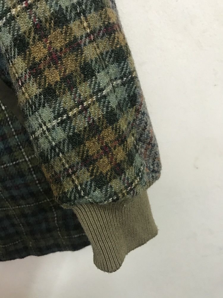 Karl Helmut × Pink House KARL HELMUT Japan Patchwork Plaid 100% Wool Jacket Coat Size US L / EU 52-54 / 3 - 7 Thumbnail