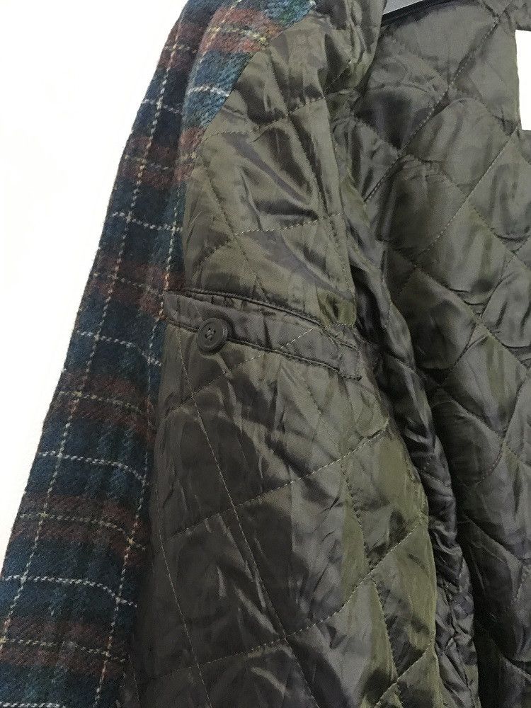 Karl Helmut × Pink House KARL HELMUT Japan Patchwork Plaid 100% Wool Jacket Coat Size US L / EU 52-54 / 3 - 11 Thumbnail