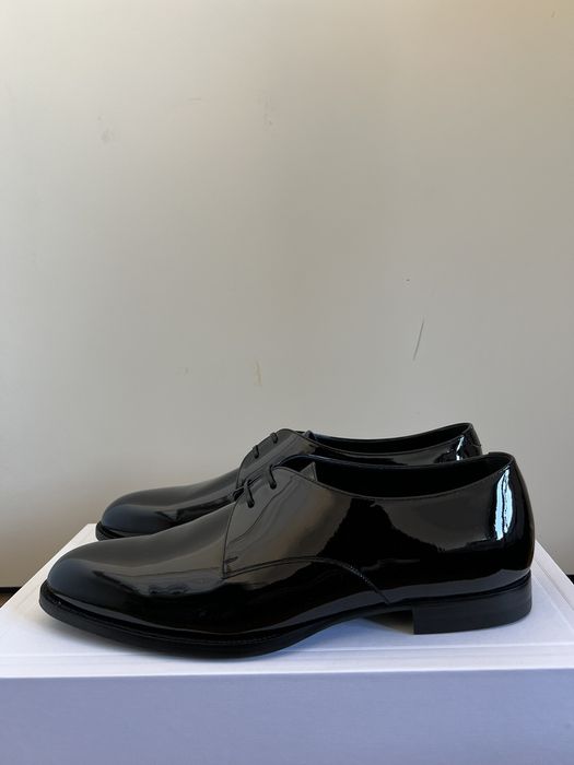 Celine Celine Drugstore derby patent leather shoes | Grailed