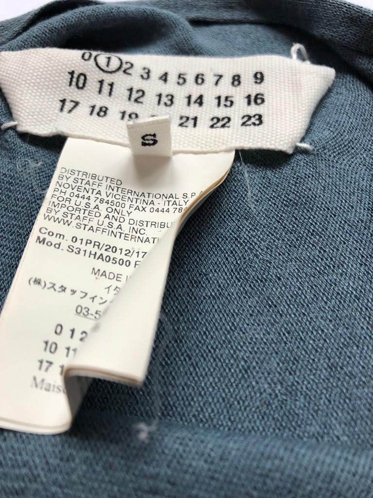 Maison Margiela ⚡️QUICK SALE⚡️2012 Maison Margiela Blue Sleeveless Top knit Size S / US 4 / IT 40 - 4 Thumbnail