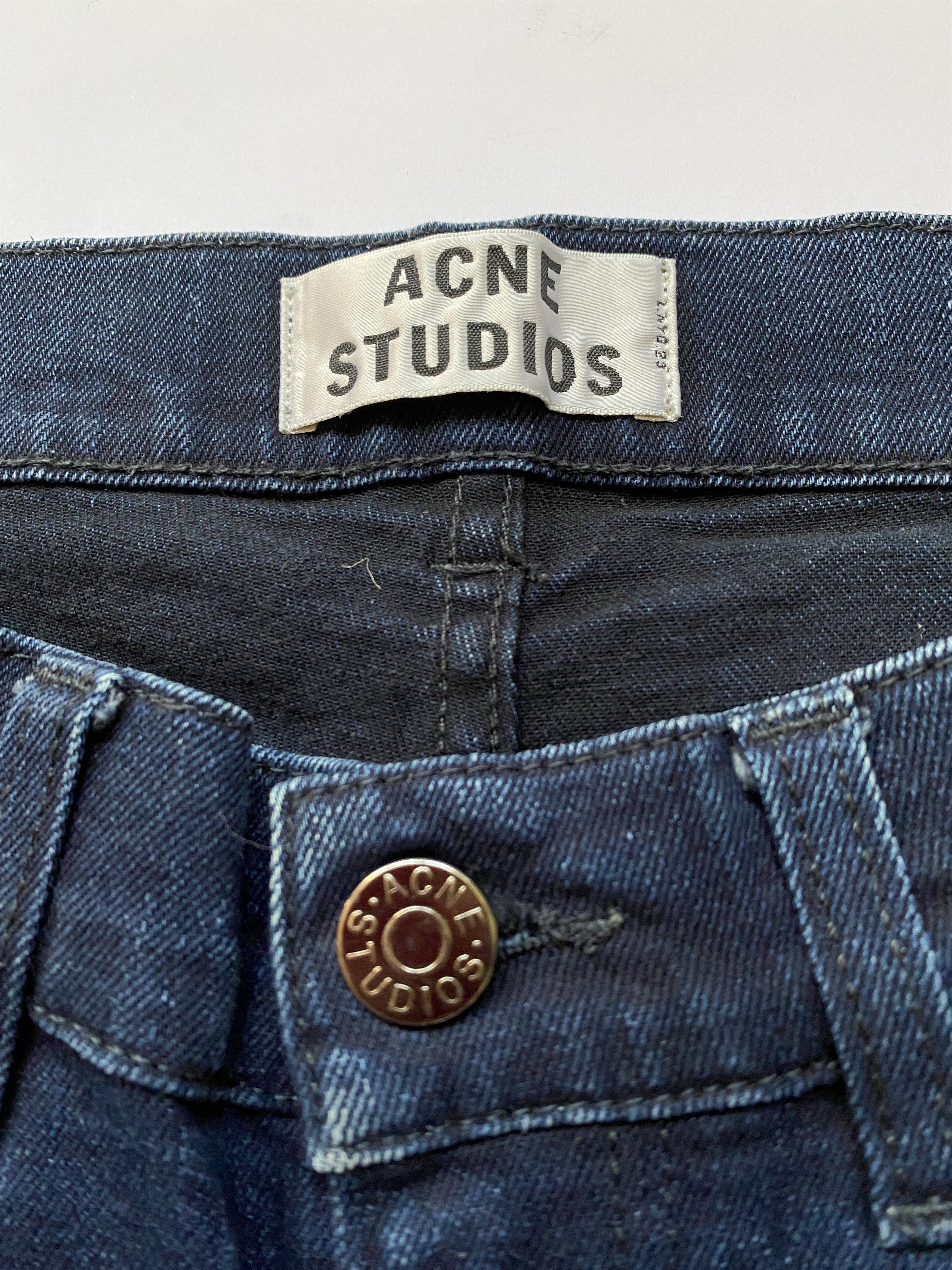 Acne Studios ⚡️QUICK SALE⚡️Acne Studios Women navy blue Jeans Size 29" - 3 Thumbnail