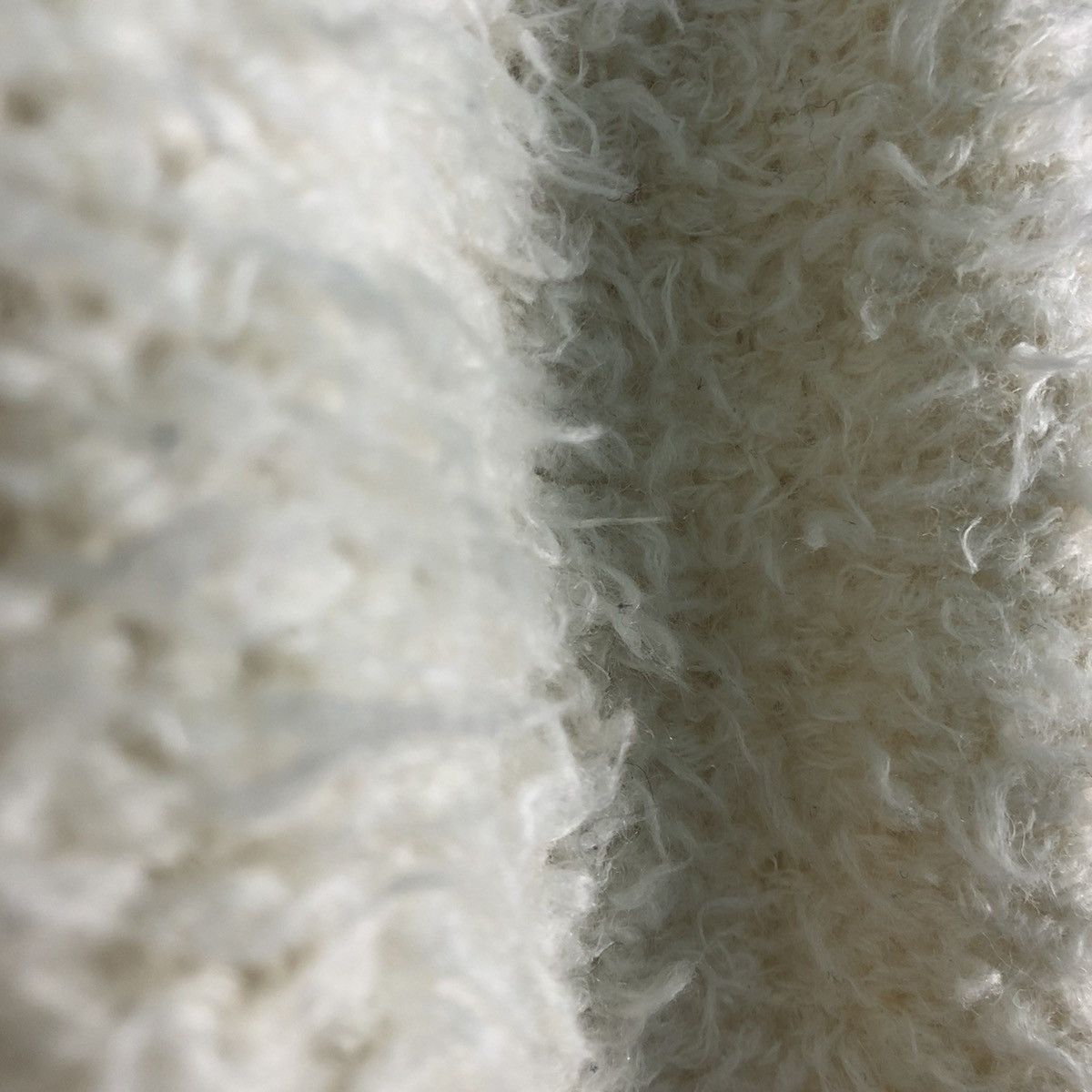 Global Work × Homespun Knitwear × Japanese Brand Global Work Cream Mohair Shag Shaggy KNitwear Size US L / EU 52-54 / 3 - 8 Thumbnail