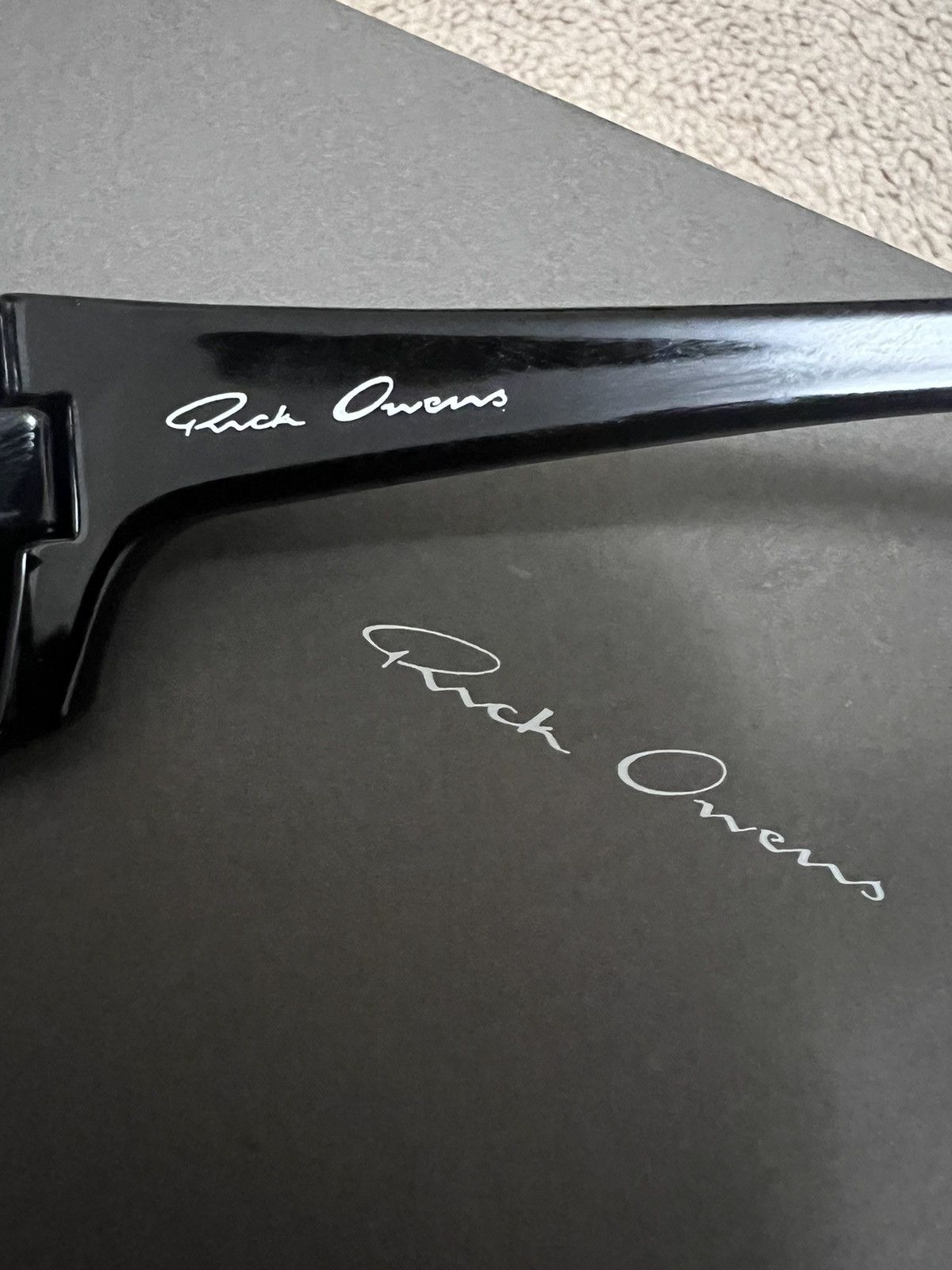 Rick Owens Rick Owens Rick Sunglasses Size ONE SIZE - 5 Thumbnail