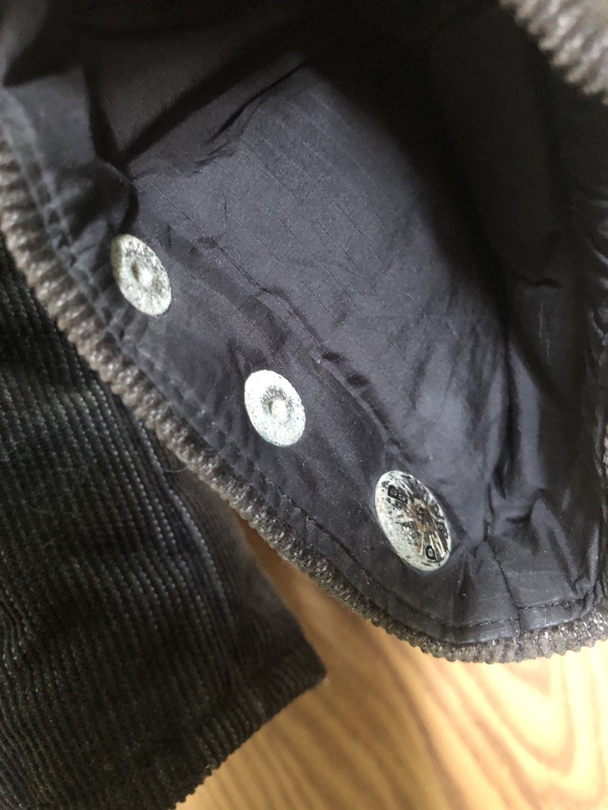 Bape A Bathing Ape Corduroy Down Jacket Black Size US S / EU 44-46 / 1 - 3 Thumbnail