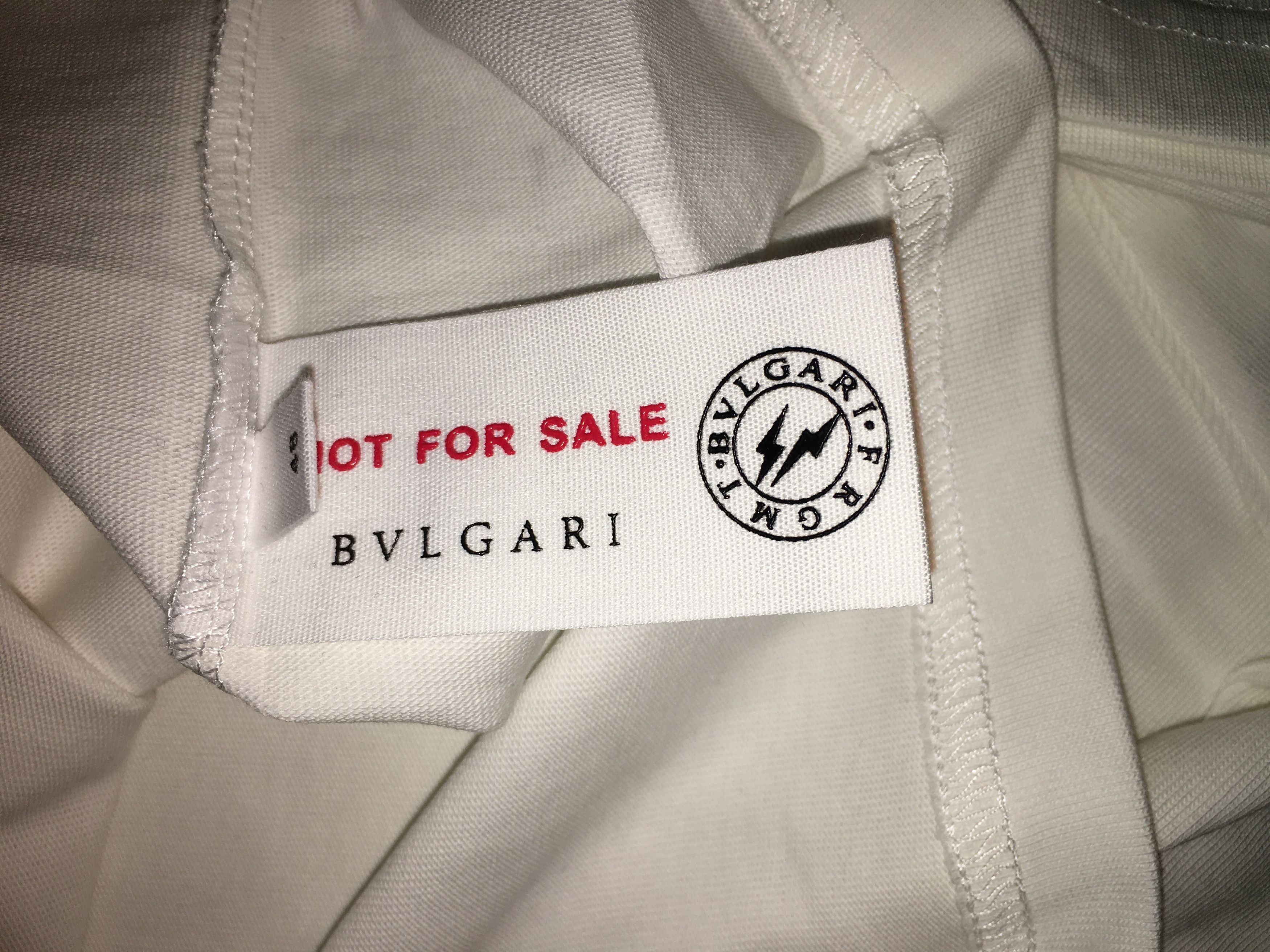 Bvlgari × Fragment Design Public Relation T-Shirt RARE Size US M / EU 48-50 / 2 - 7 Thumbnail