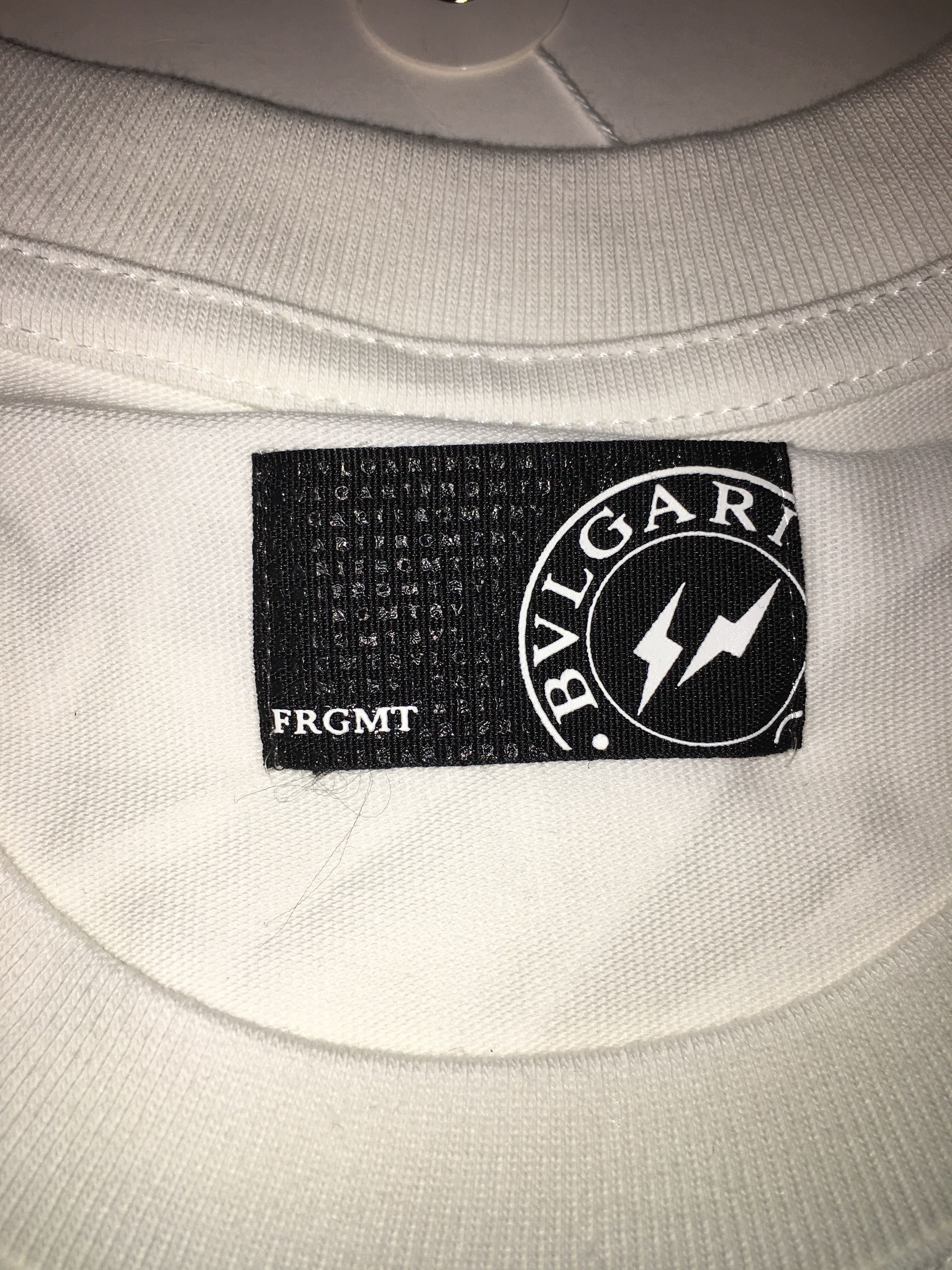 Bvlgari × Fragment Design Public Relation T-Shirt RARE Size US M / EU 48-50 / 2 - 5 Thumbnail