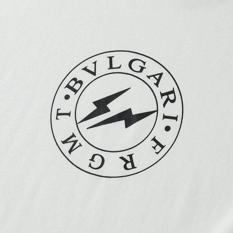 image of Bvlgari x Fragment Design Public Relation T-Shirt in White, Men's (Size Medium)