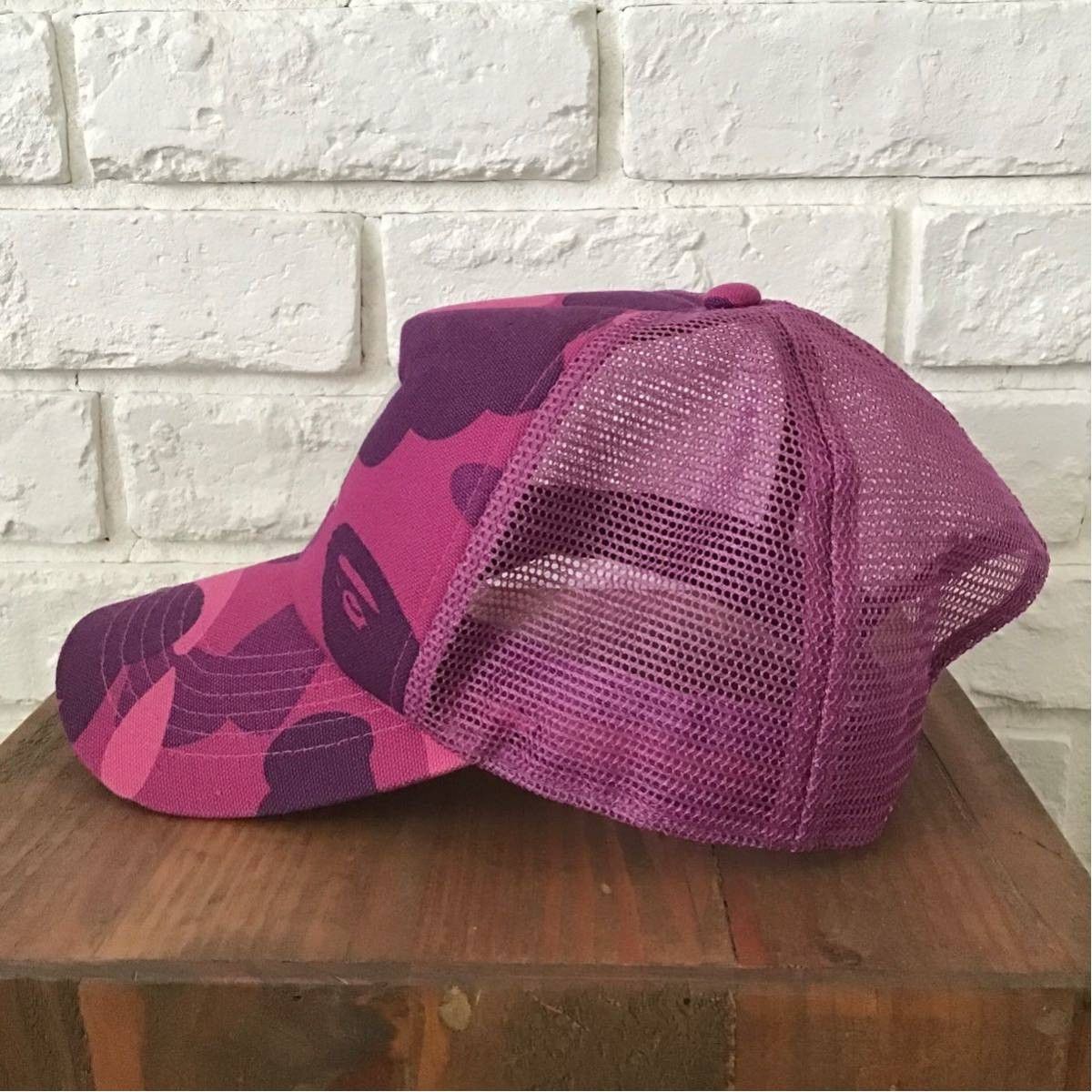 Bape × Carhartt BAPE × carhartt trucker hat cap Purple camo NIGO Size ONE SIZE - 5 Thumbnail