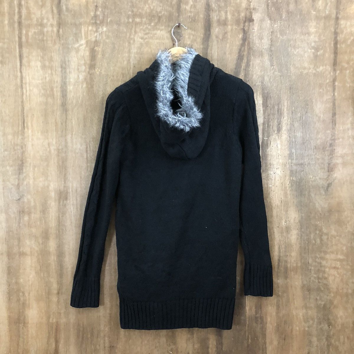 Japanese Brand RR Yuyo Black Knitwear Hoodies #163 Size US S / EU 44-46 / 1 - 6 Thumbnail