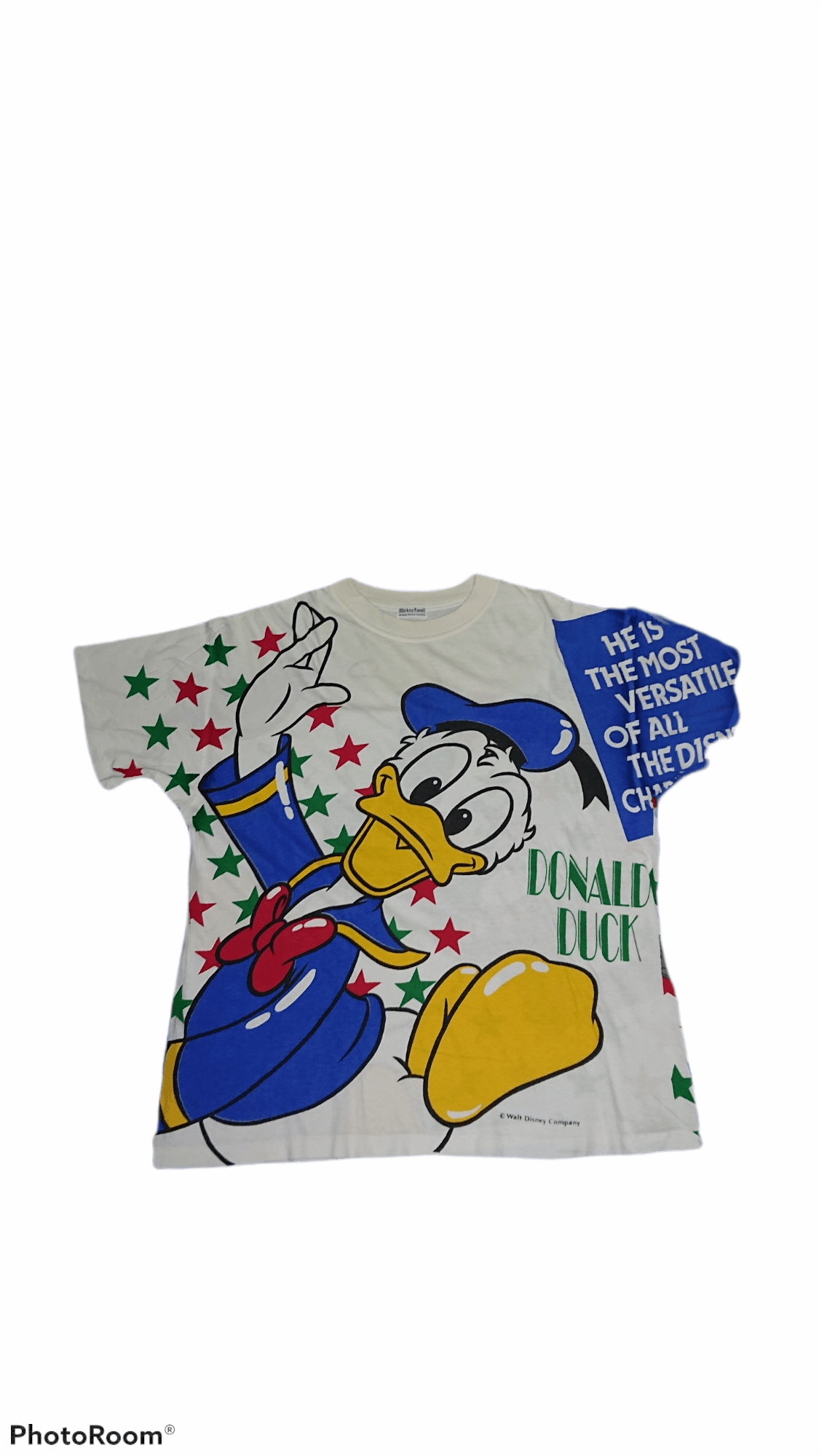 Cartoon Network × Vintage Vintage 90s Overprint Cartoon DONALD DUCK X OVERPRINT TEE Size US XL / EU 56 / 4 - 2 Thumbnail