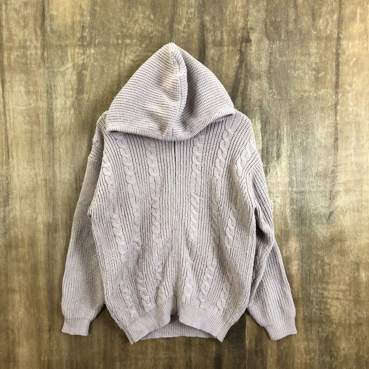 Japanese Brand Daily Wear Hoodies Brown Knitwear #148 Size US L / EU 52-54 / 3 - 1 Thumbnail