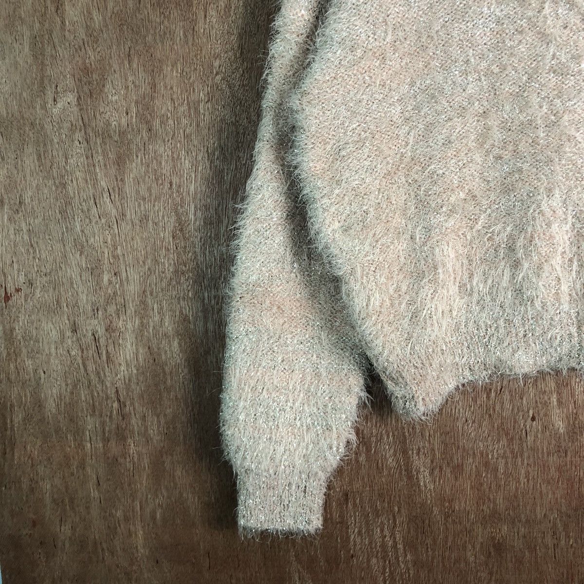 Homespun Knitwear × Japanese Brand vintage Laguna Moon Peach Mohair Knitwear Size US L / EU 52-54 / 3 - 7 Thumbnail