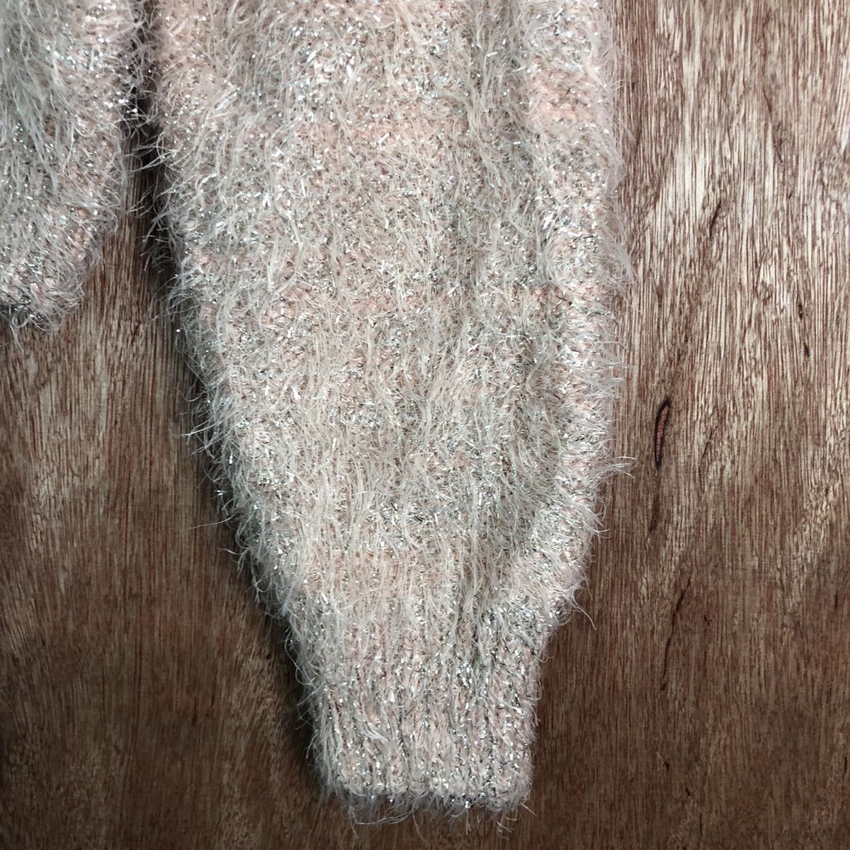 Homespun Knitwear × Japanese Brand vintage Laguna Moon Peach Mohair Knitwear Size US L / EU 52-54 / 3 - 4 Thumbnail