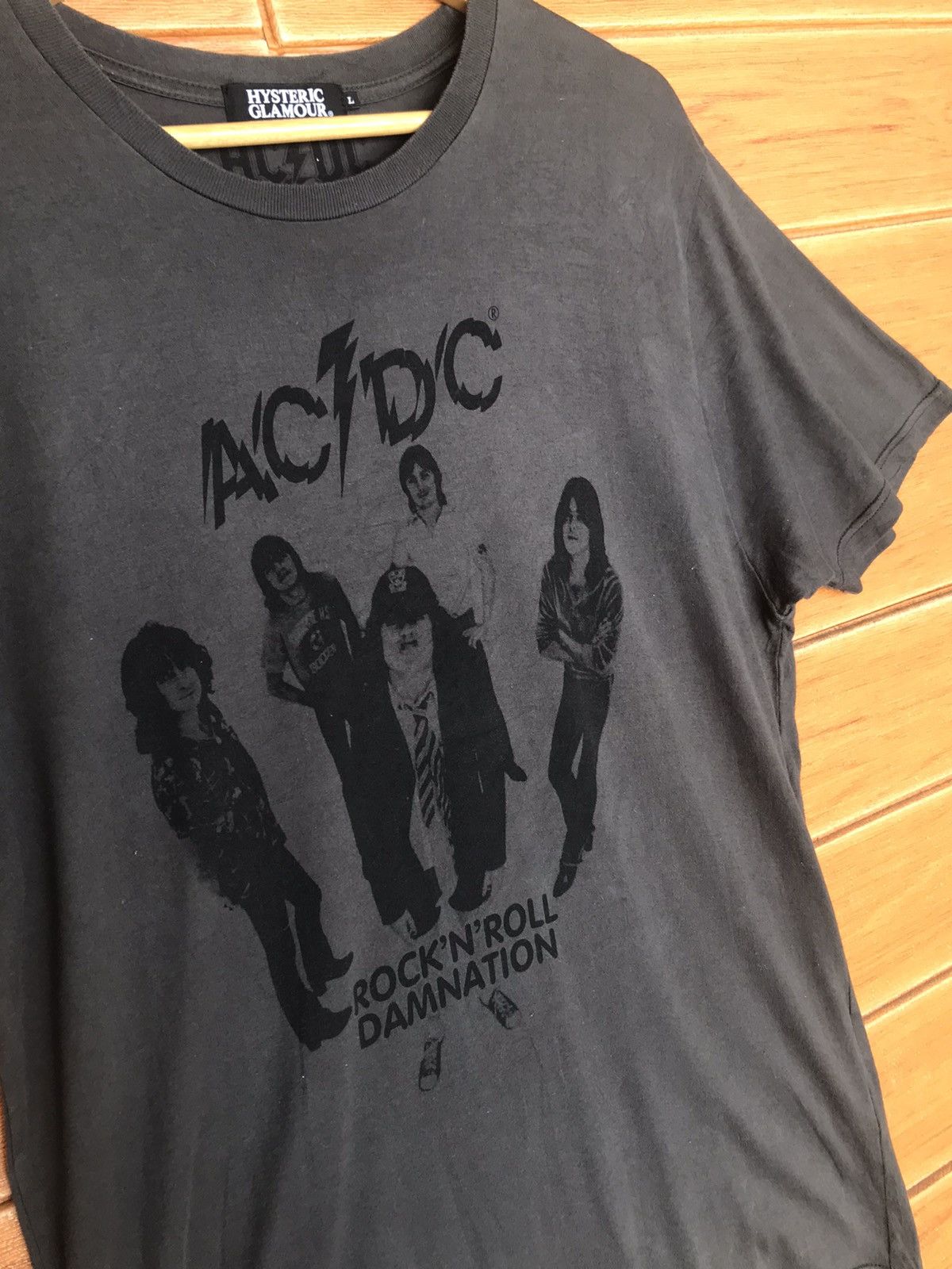 Hysteric Glamour Hysteric Glamour X ACDC Line Up Band T-Shirt Size US L / EU 52-54 / 3 - 4 Thumbnail