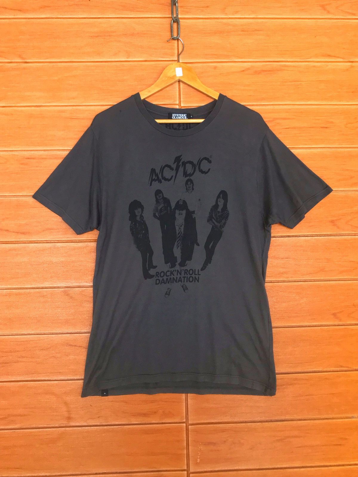 Hysteric Glamour Hysteric Glamour X ACDC Line Up Band T-Shirt Size US L / EU 52-54 / 3 - 2 Thumbnail