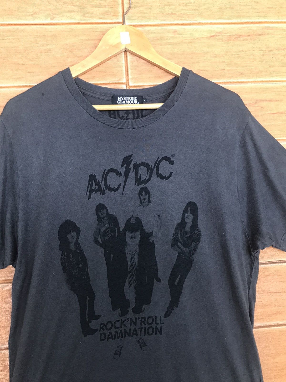 Hysteric Glamour Hysteric Glamour X ACDC Line Up Band T-Shirt Size US L / EU 52-54 / 3 - 3 Thumbnail