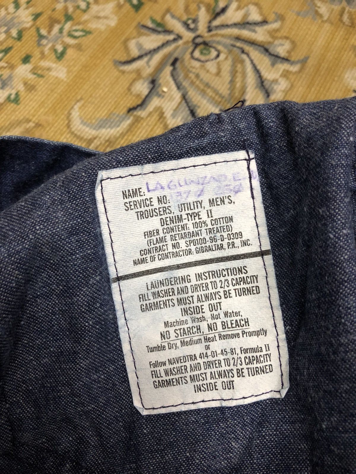 BAGGY⚡️⚡️NAVY TROUSERS UTILITY MENS DENIM TYPE 2