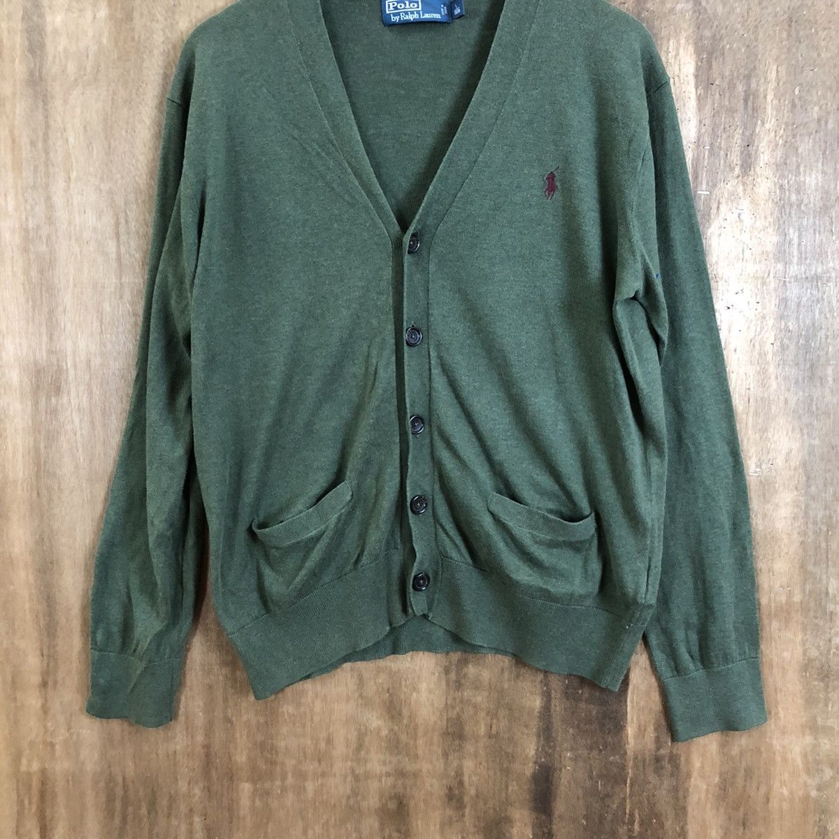 Polo Ralph Lauren Polo Ralph Lauren Green Cardigan Knitwear #136 Size US M / EU 48-50 / 2 - 3 Thumbnail