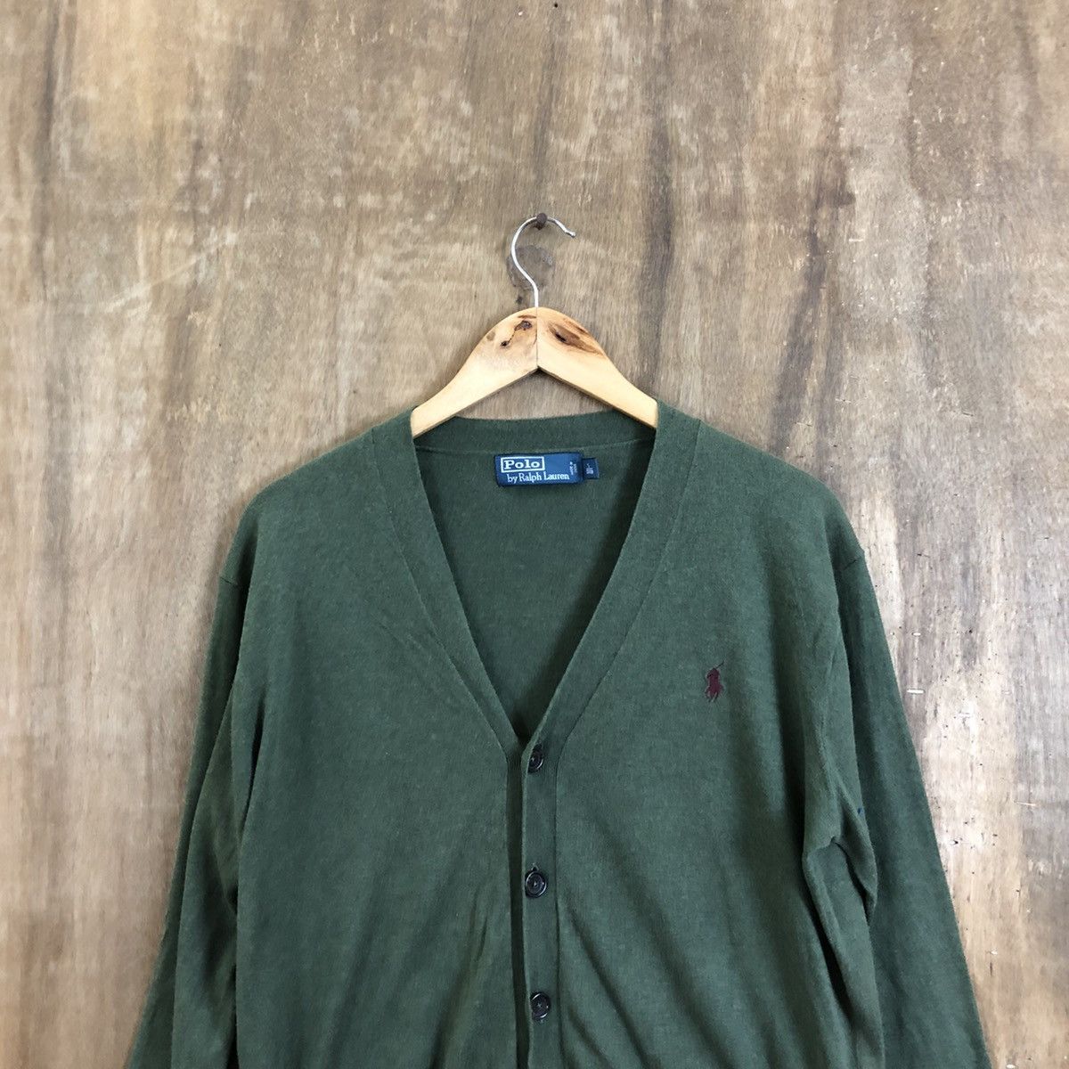 Polo Ralph Lauren Polo Ralph Lauren Green Cardigan Knitwear #136 Size US M / EU 48-50 / 2 - 2 Thumbnail