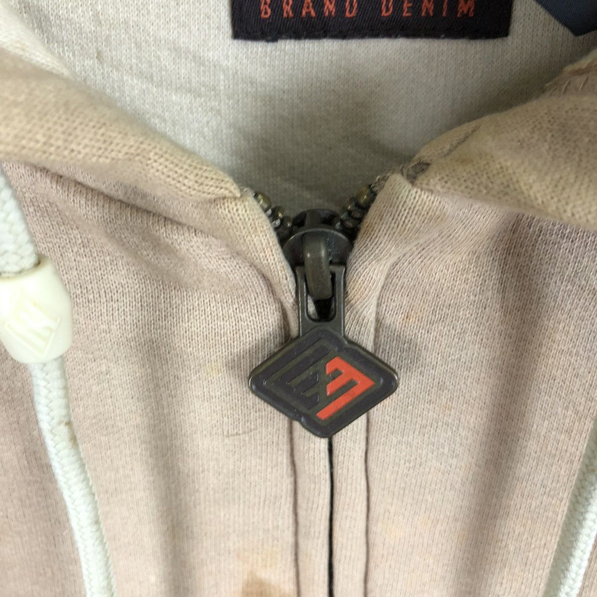 Japanese Brand × Vintage Enyce Brand Denim Faded Brown Sweatshirt Hoodies # Size US XL / EU 56 / 4 - 5 Thumbnail