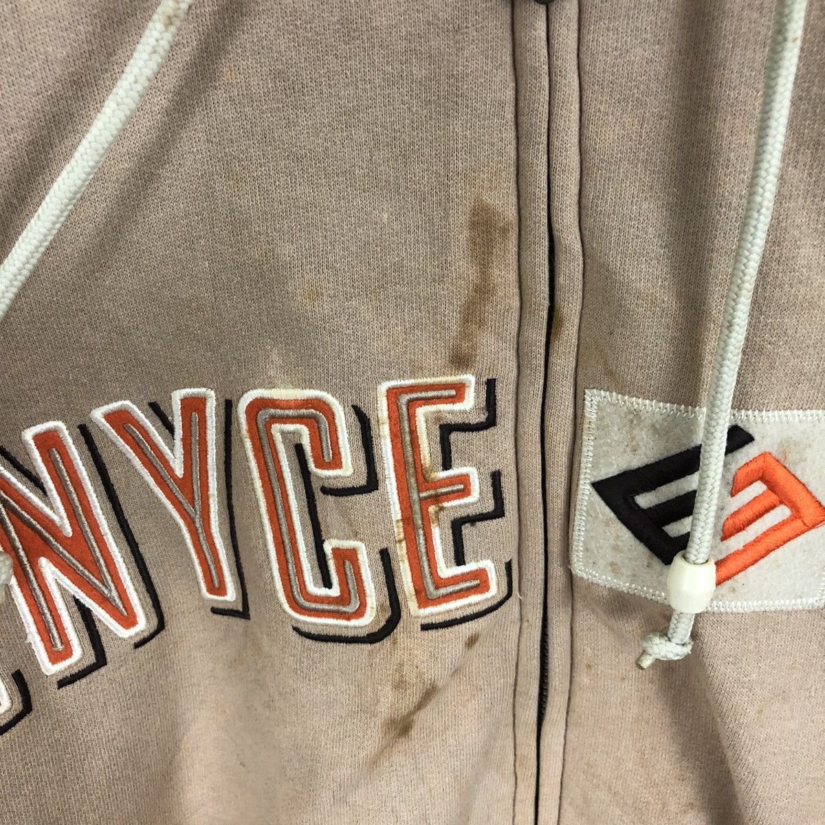 Japanese Brand × Vintage Enyce Brand Denim Faded Brown Sweatshirt Hoodies # Size US XL / EU 56 / 4 - 8 Thumbnail