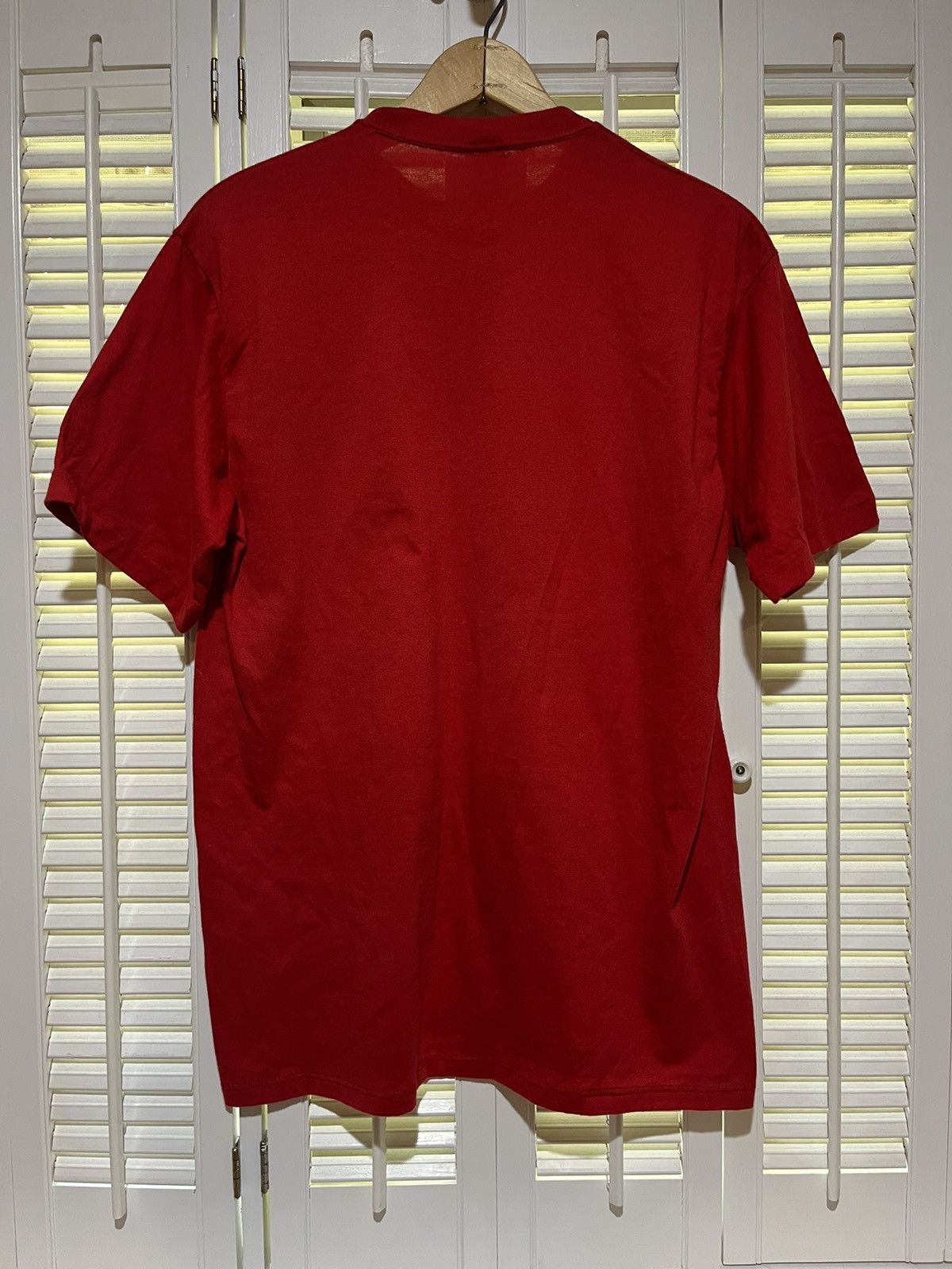 Jerzees × Vintage Vintage red blank T-shirt Size US XL / EU 56 / 4 - 2 Thumbnail