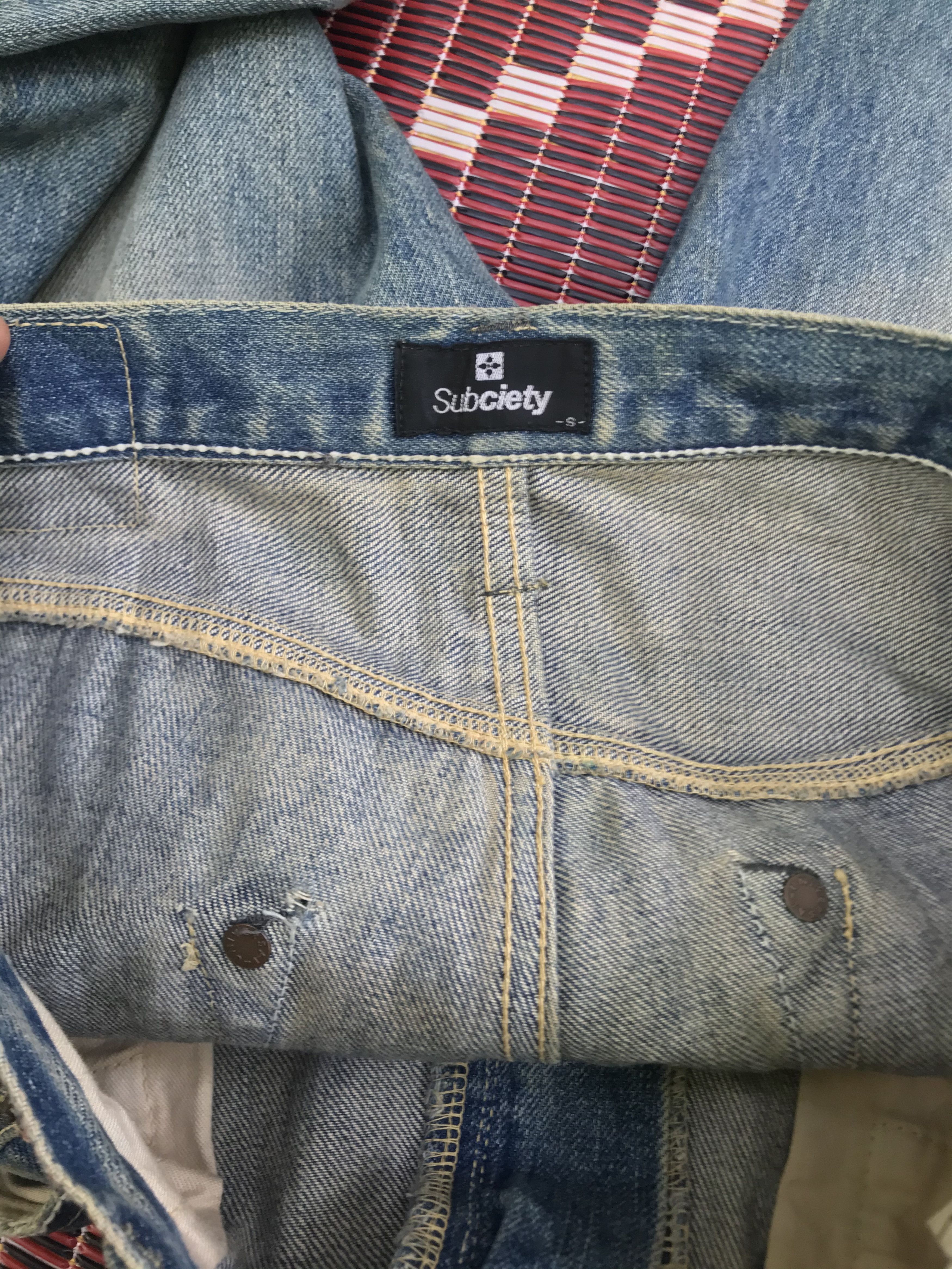 Japanese Brand Subciety Seldvedge Denim Pants Size US 30 / EU 46 - 6 Thumbnail