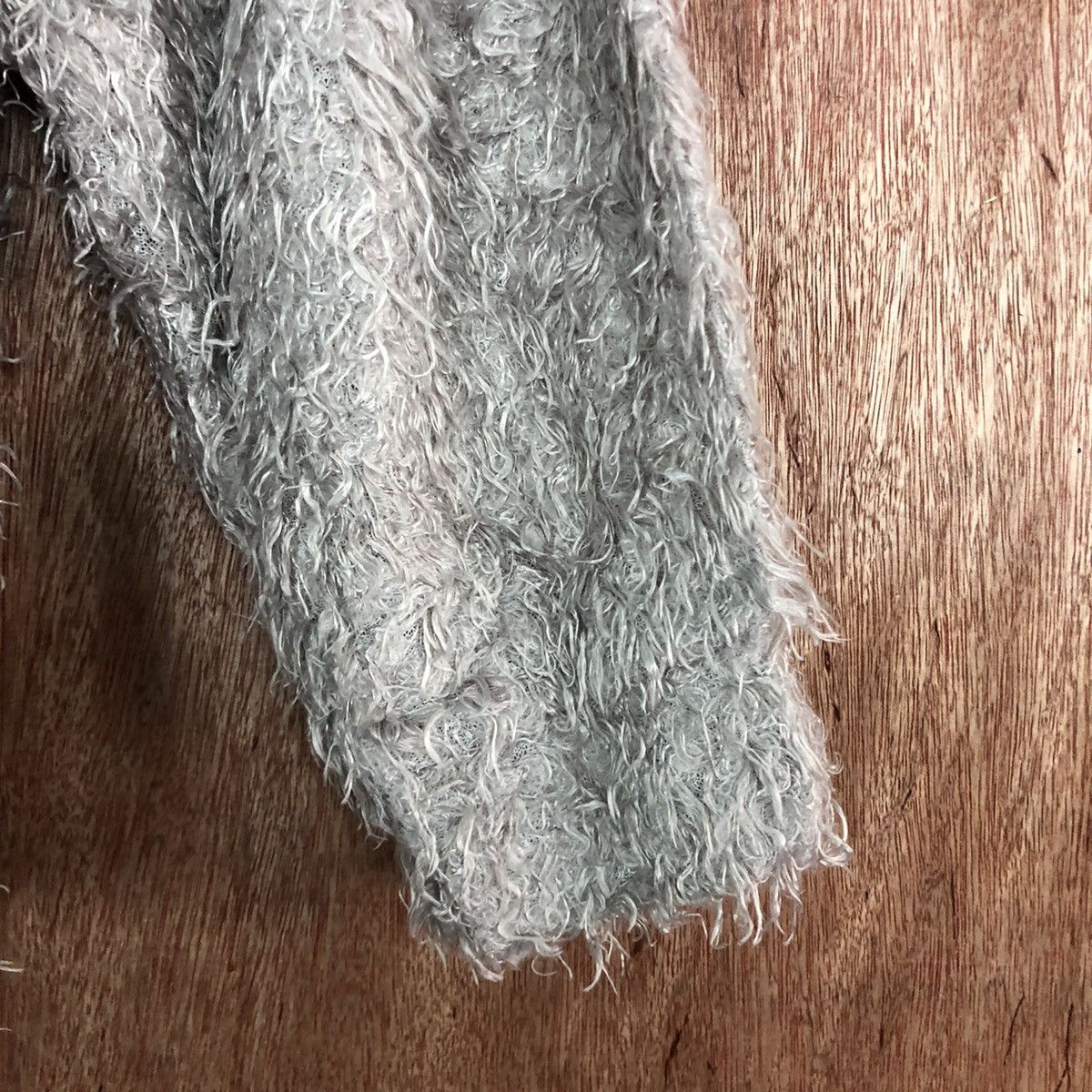 Homespun Knitwear × Japanese Brand JC Grey Mohair Shag Shaggy Knitwear Size US L / EU 52-54 / 3 - 4 Thumbnail