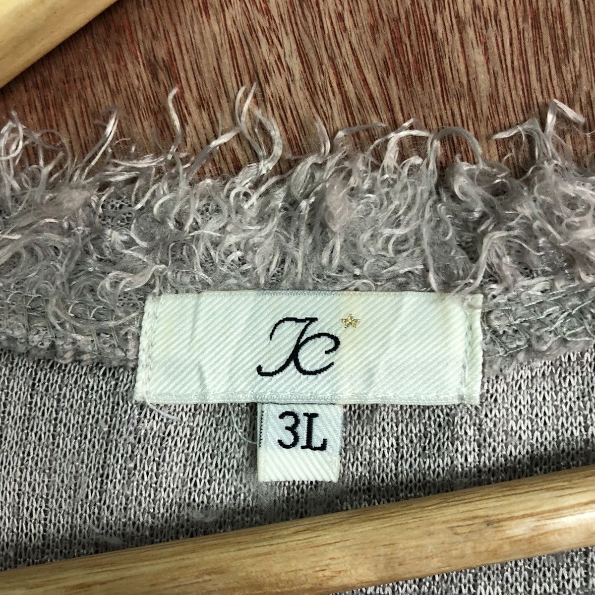 Homespun Knitwear × Japanese Brand JC Grey Mohair Shag Shaggy Knitwear Size US L / EU 52-54 / 3 - 8 Thumbnail