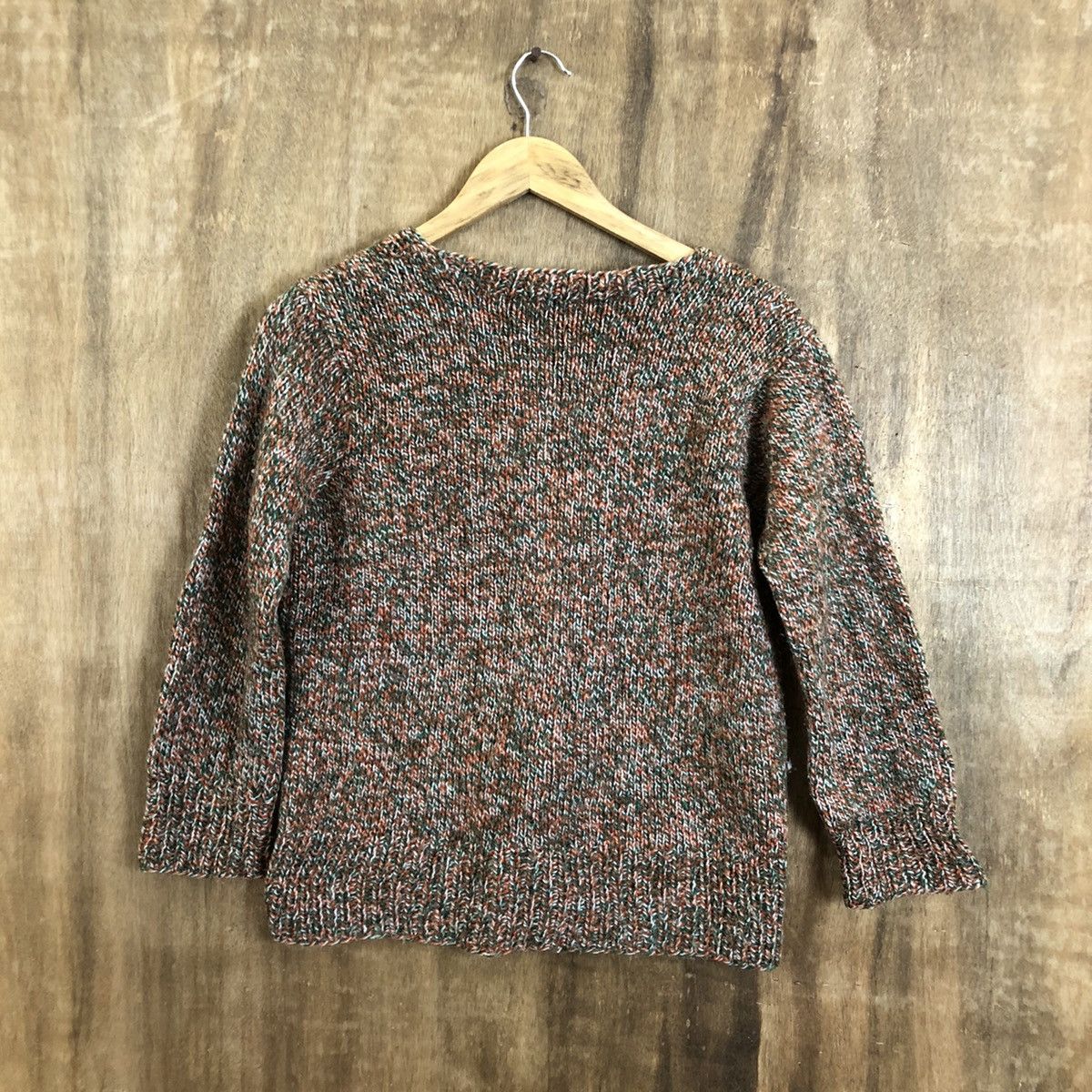 Aran Isles Knitwear × Japanese Brand Japanese Brand Brown Cardigan Knitwear #105 Size US M / EU 48-50 / 2 - 5 Thumbnail