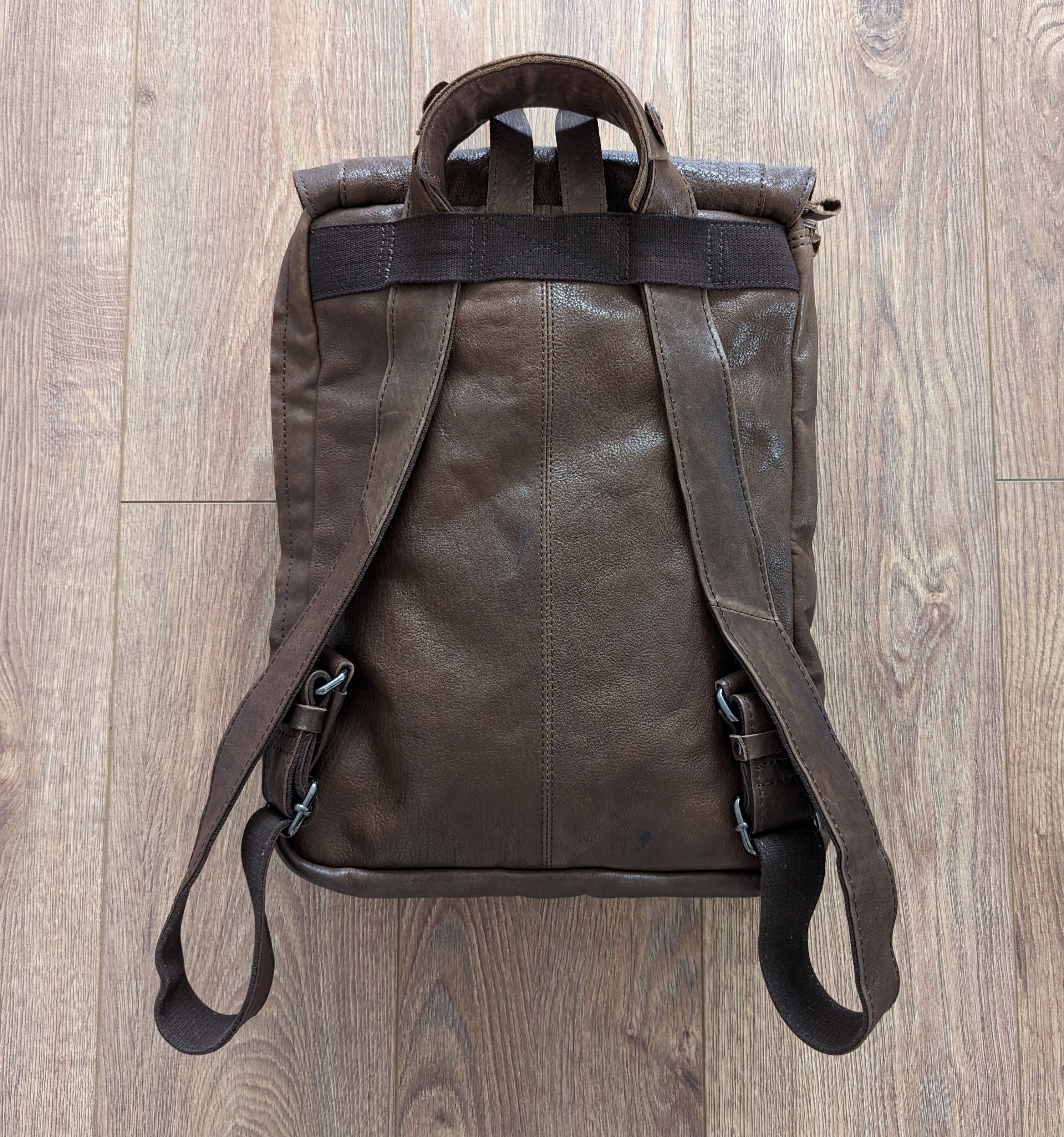 Leather × Other Harold's Men's Leather Rucksack Shoulder Bag Backpack Luxury Size ONE SIZE - 16 Thumbnail
