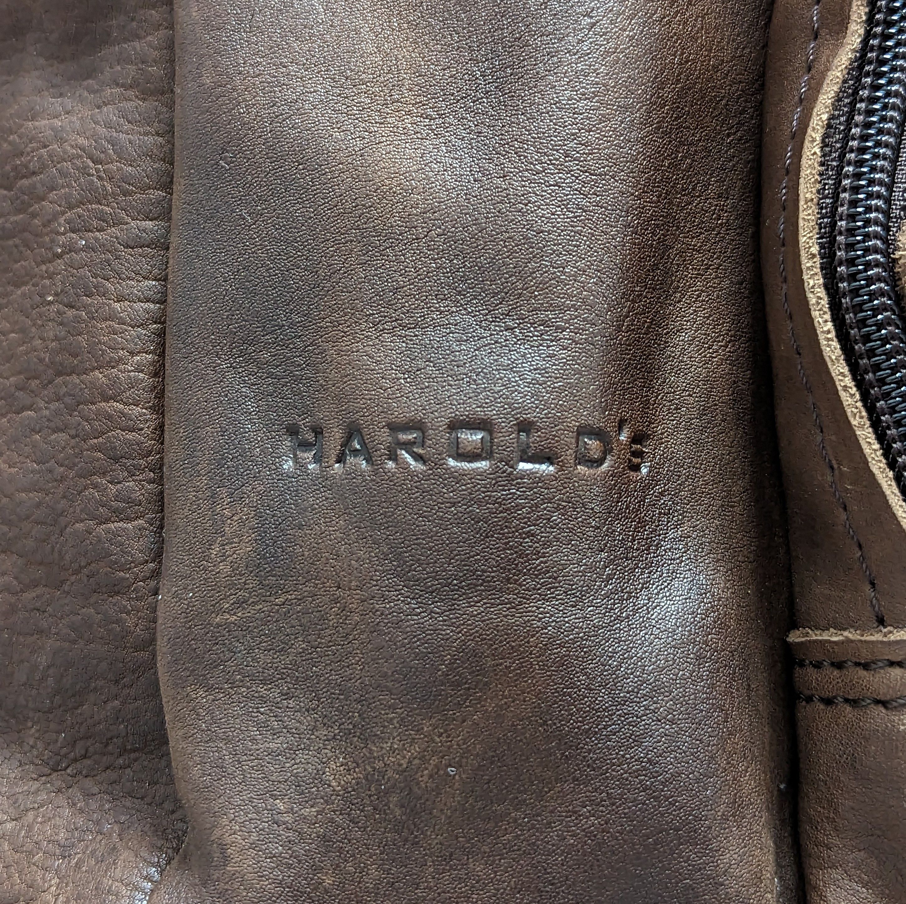 Leather × Other Harold's Men's Leather Rucksack Shoulder Bag Backpack Luxury Size ONE SIZE - 8 Thumbnail