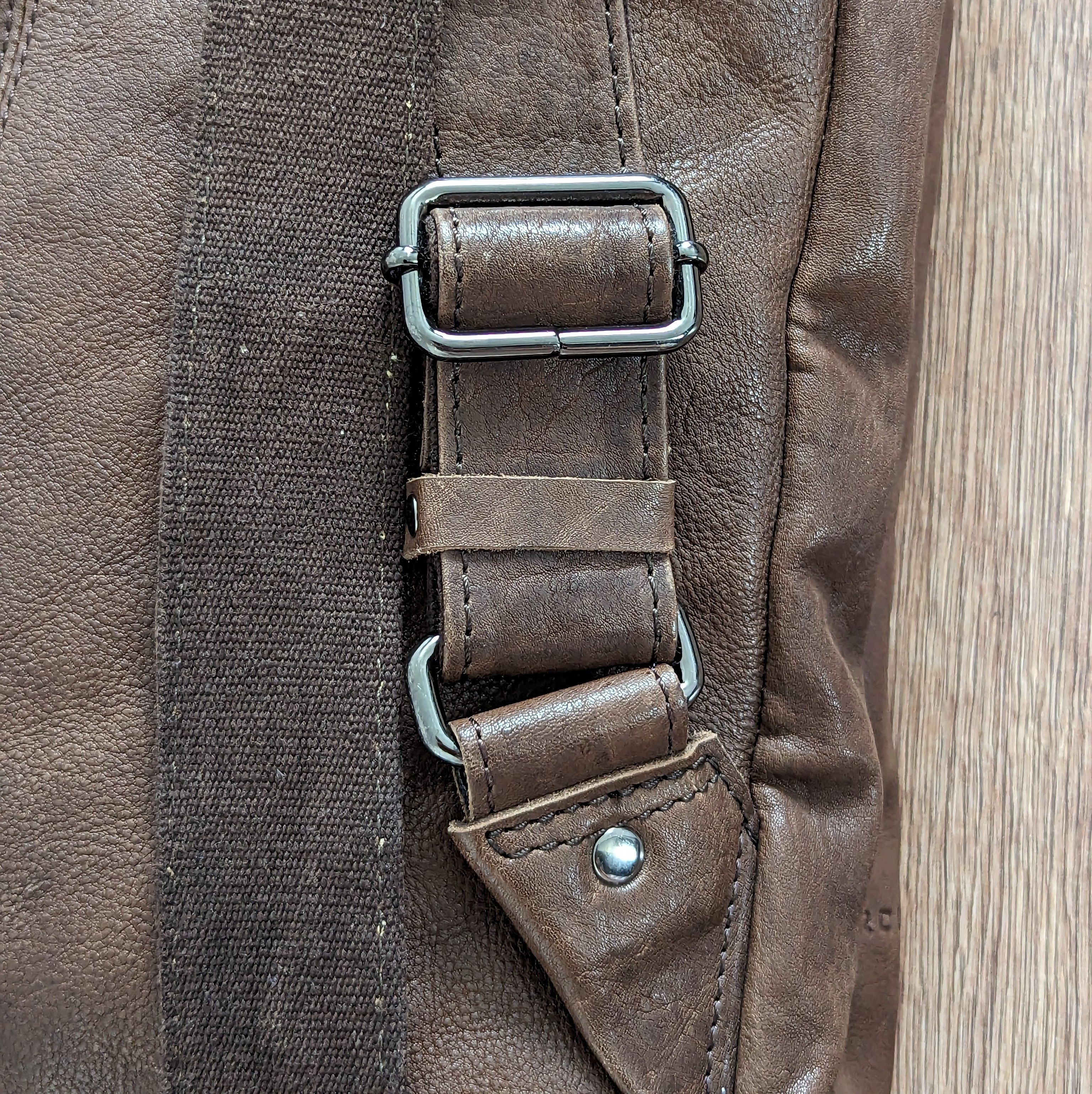 Leather × Other Harold's Men's Leather Rucksack Shoulder Bag Backpack Luxury Size ONE SIZE - 14 Thumbnail