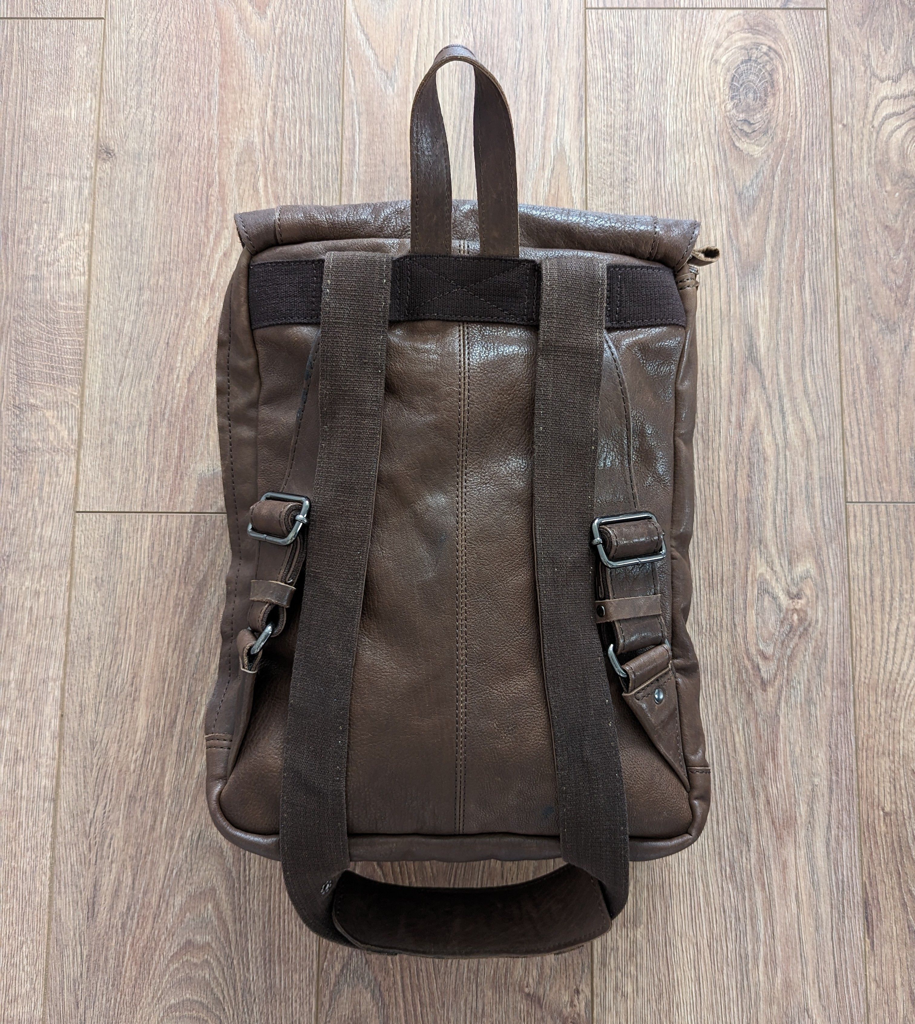 Leather × Other Harold's Men's Leather Rucksack Shoulder Bag Backpack Luxury Size ONE SIZE - 13 Thumbnail