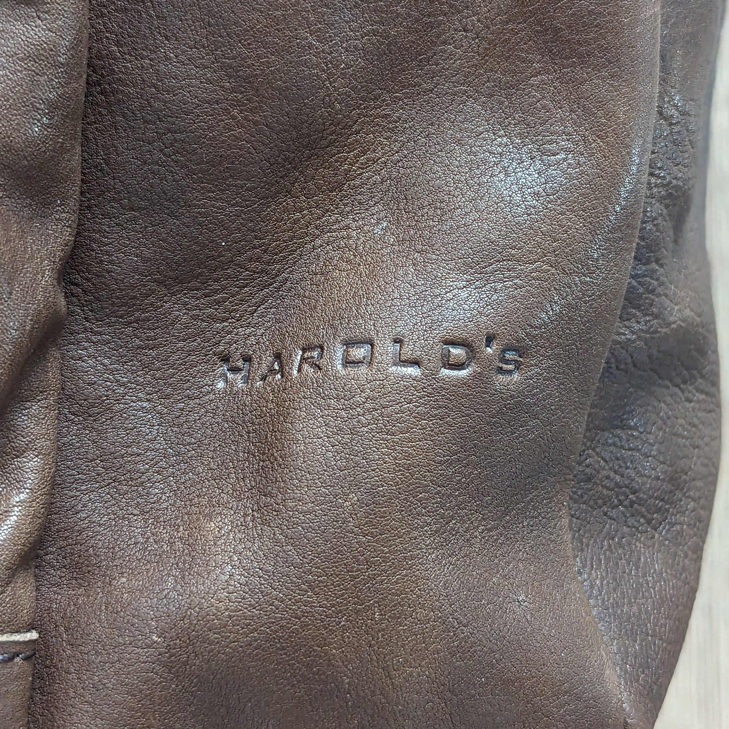 Leather × Other Harold's Men's Leather Rucksack Shoulder Bag Backpack Luxury Size ONE SIZE - 11 Thumbnail