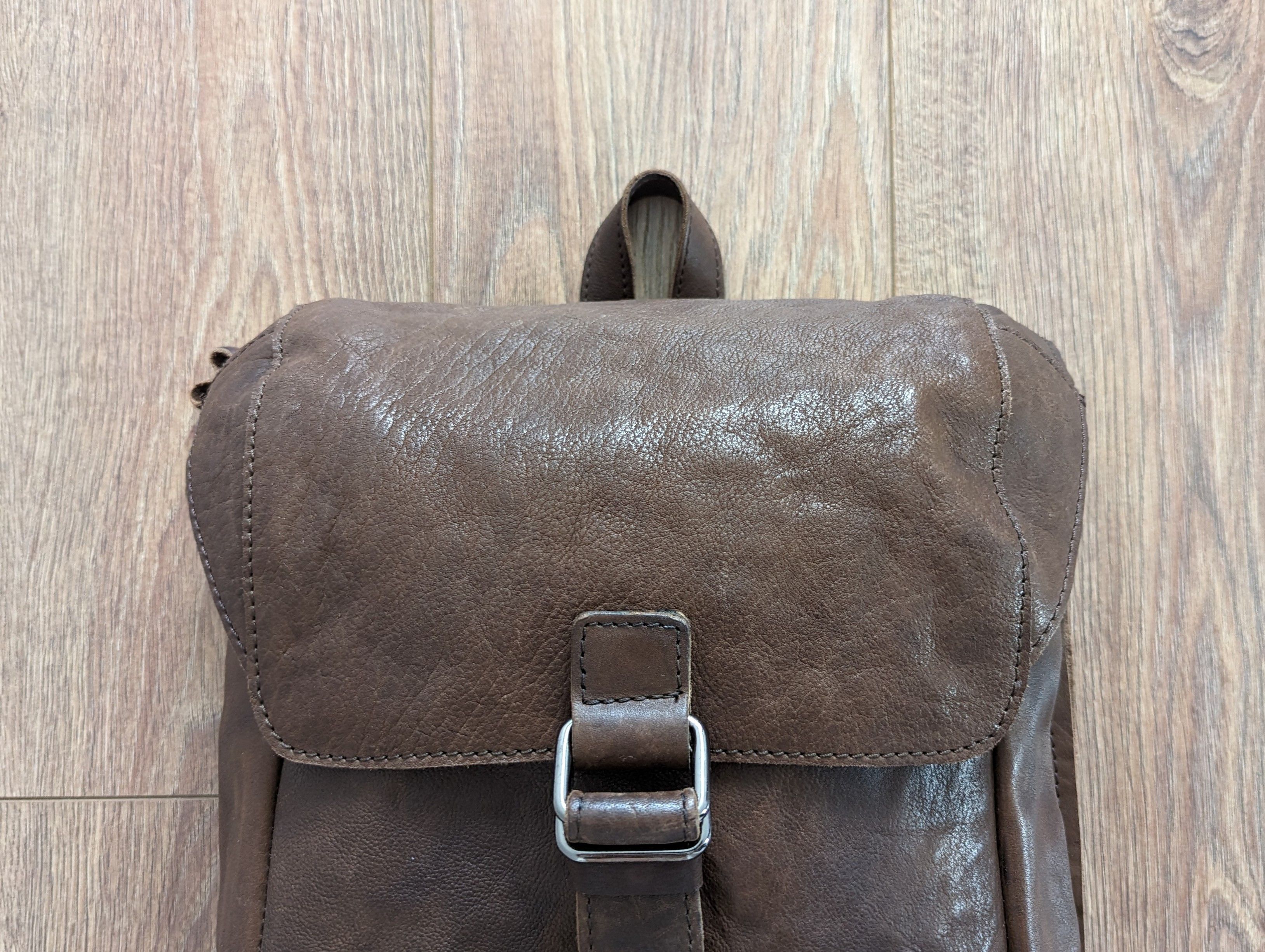 Leather × Other Harold's Men's Leather Rucksack Shoulder Bag Backpack Luxury Size ONE SIZE - 5 Thumbnail
