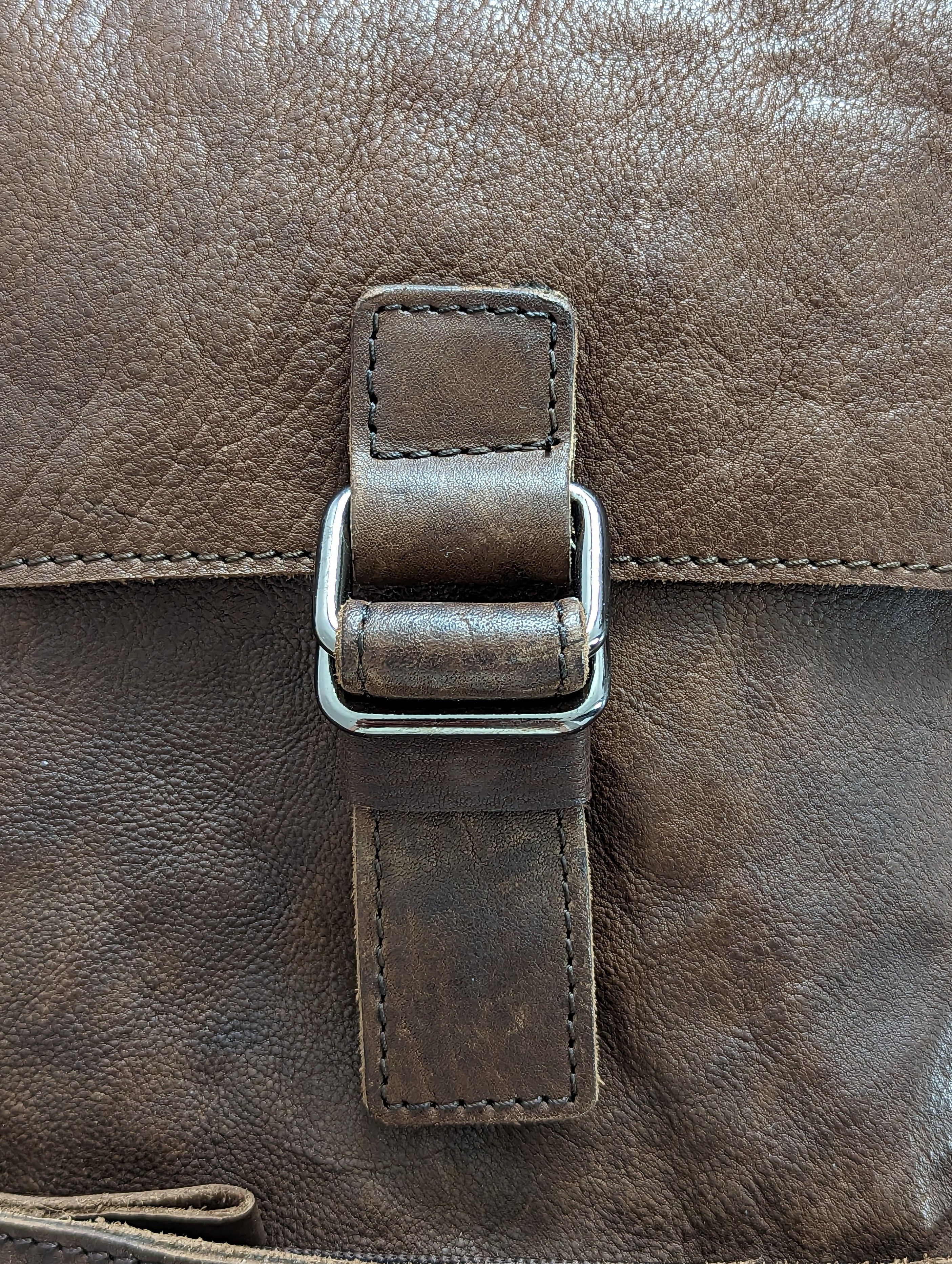 Leather × Other Harold's Men's Leather Rucksack Shoulder Bag Backpack Luxury Size ONE SIZE - 4 Thumbnail