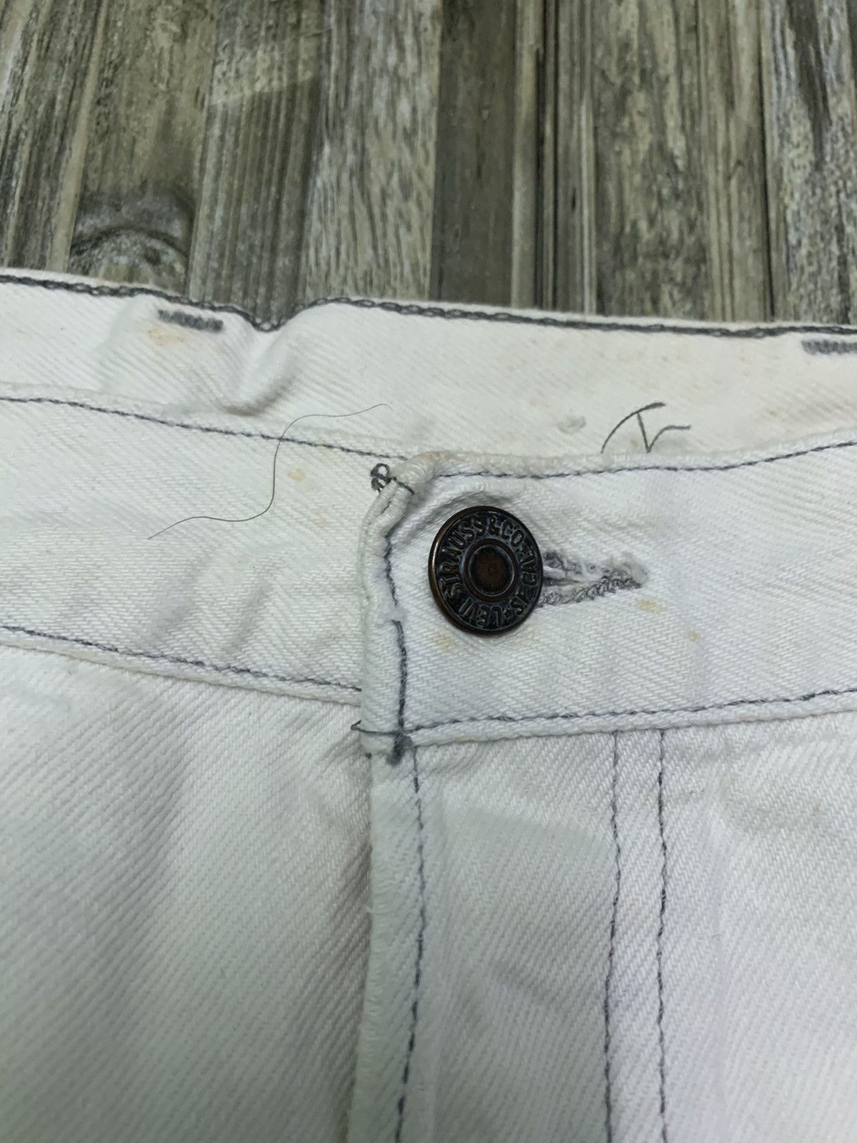 Levi's Vintage Clothing Vintage 80’s 90’s Levi’s 501 Butterfly Button Size US 38 / EU 54 - 4 Thumbnail