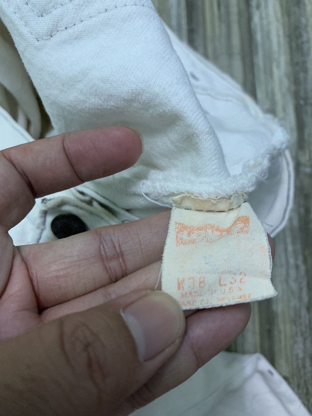 Levi's Vintage Clothing Vintage 80’s 90’s Levi’s 501 Butterfly Button Size US 38 / EU 54 - 12 Thumbnail