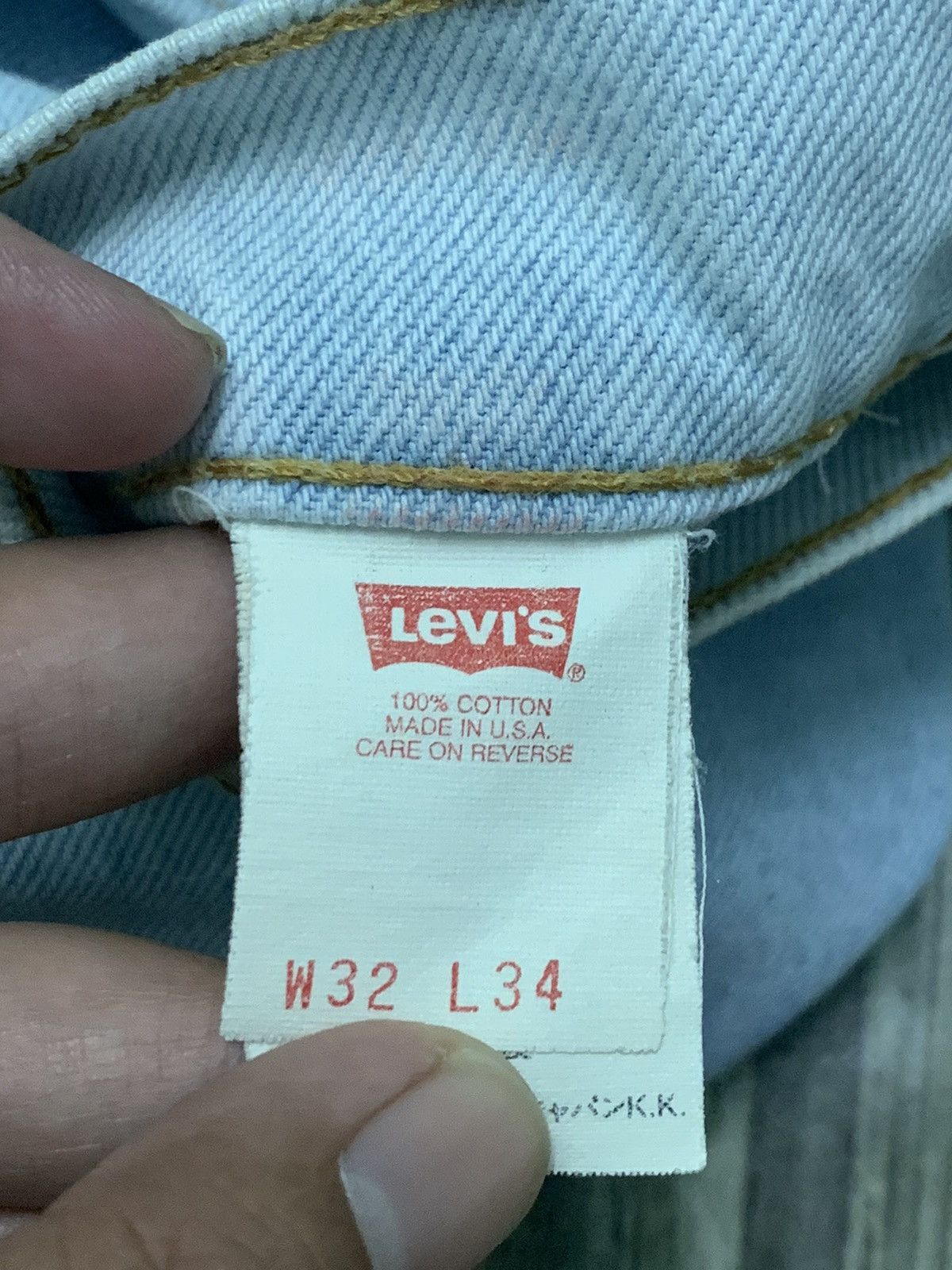 Levi's Vintage Clothing Vintage 90’s Levi’s 510 Faded Jeans Size US 32 / EU 48 - 8 Thumbnail