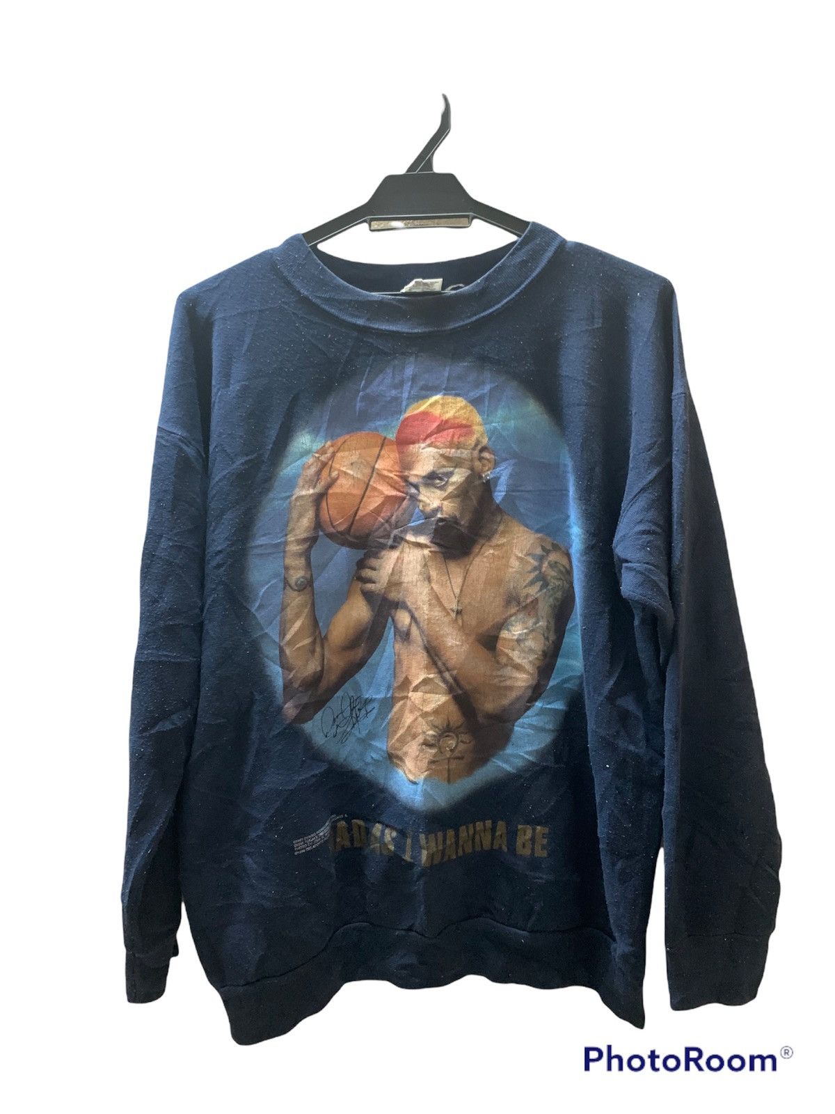 NBA Vintage 90’s Dennis Rodman Bad As I Wanna Be Sweatshirt Size US M / EU 48-50 / 2 - 1 Thumbnail